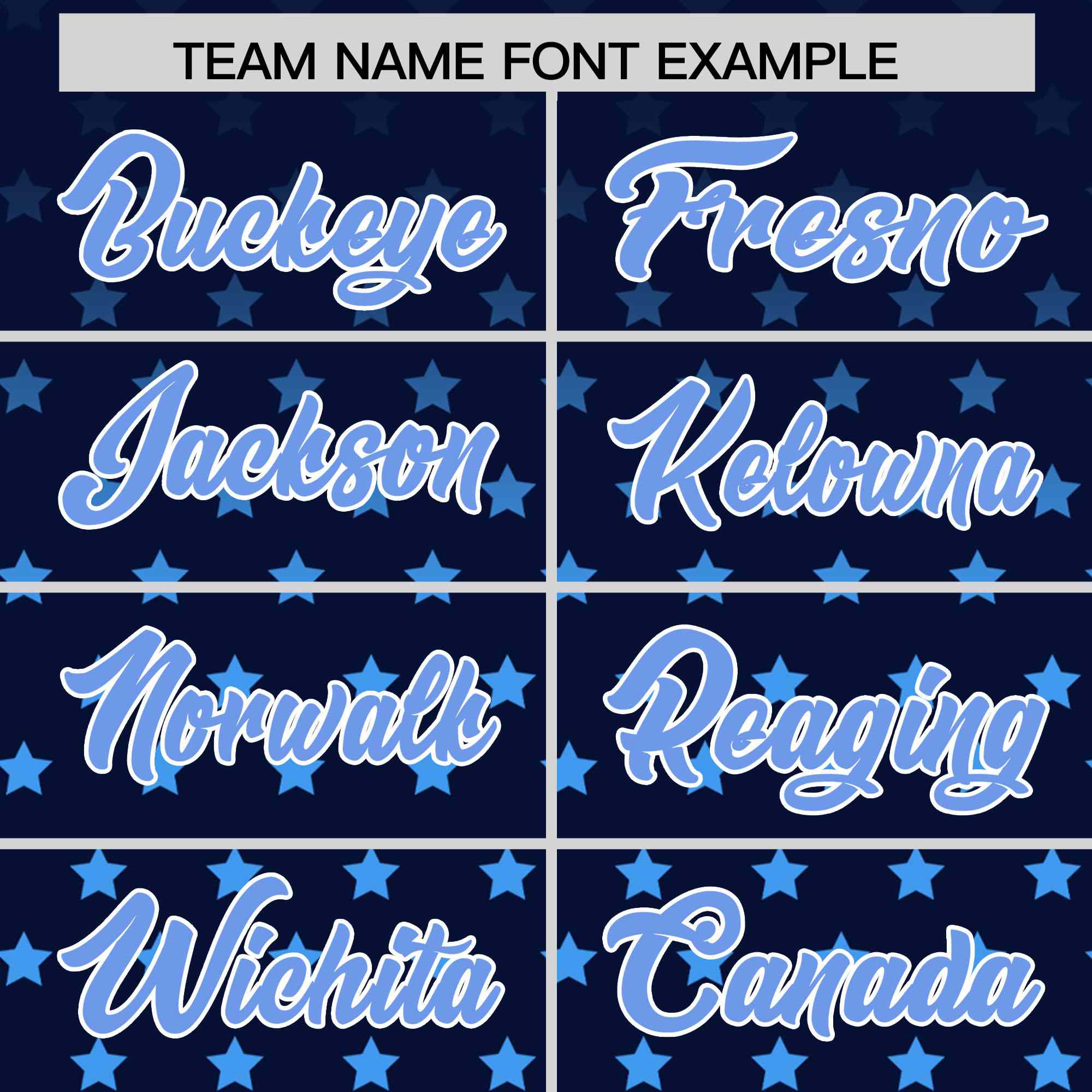 Custom Navy Light Blue-White Raglan Sleeve Personalized Star Print Authentic Baseball Jersey