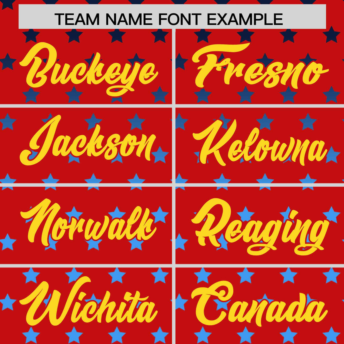 Custom Red Gold-White Raglan Sleeve Personalized Star Print Authentic Baseball Jersey