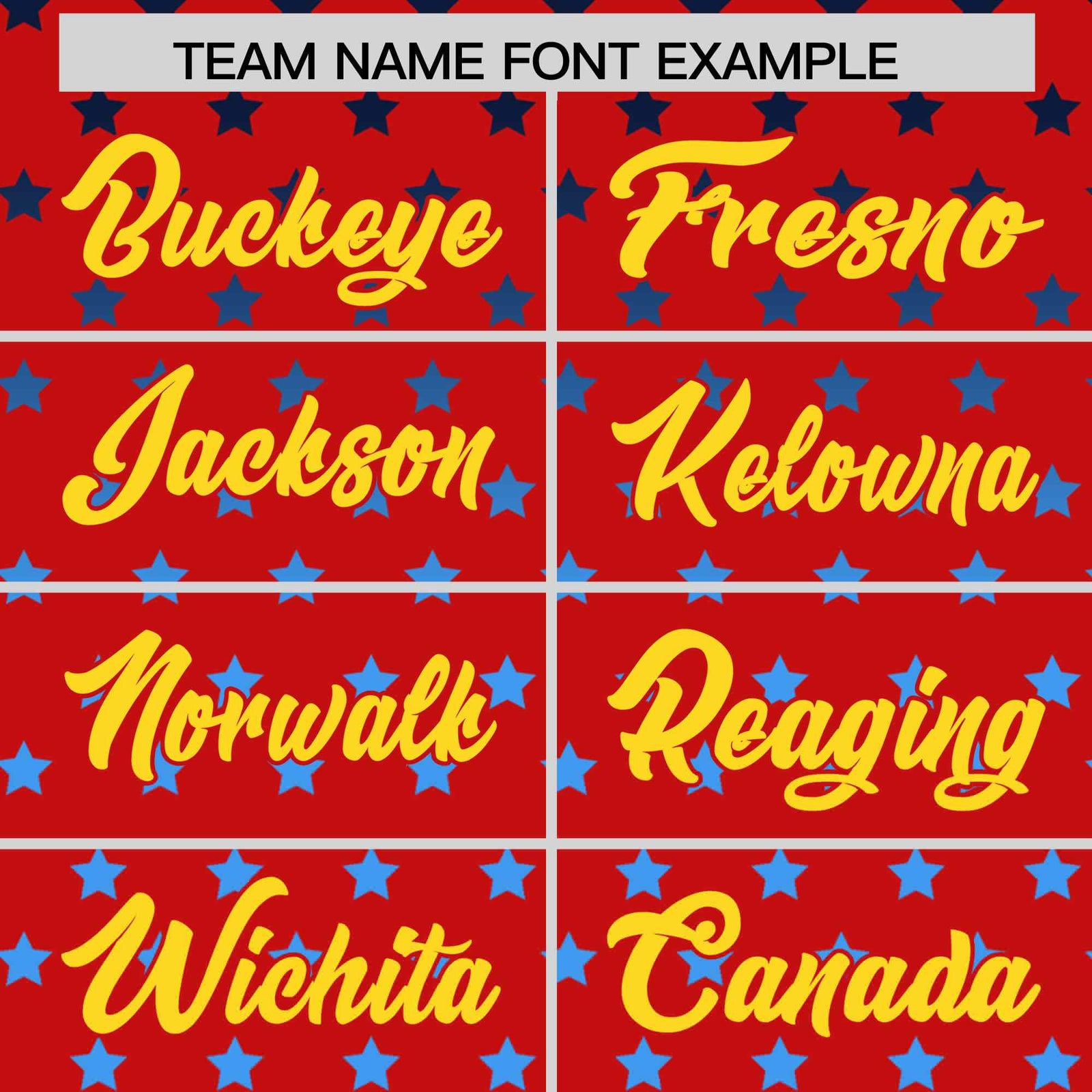 Custom Red Gold-White Raglan Sleeve Personalized Star Print Authentic Baseball Jersey