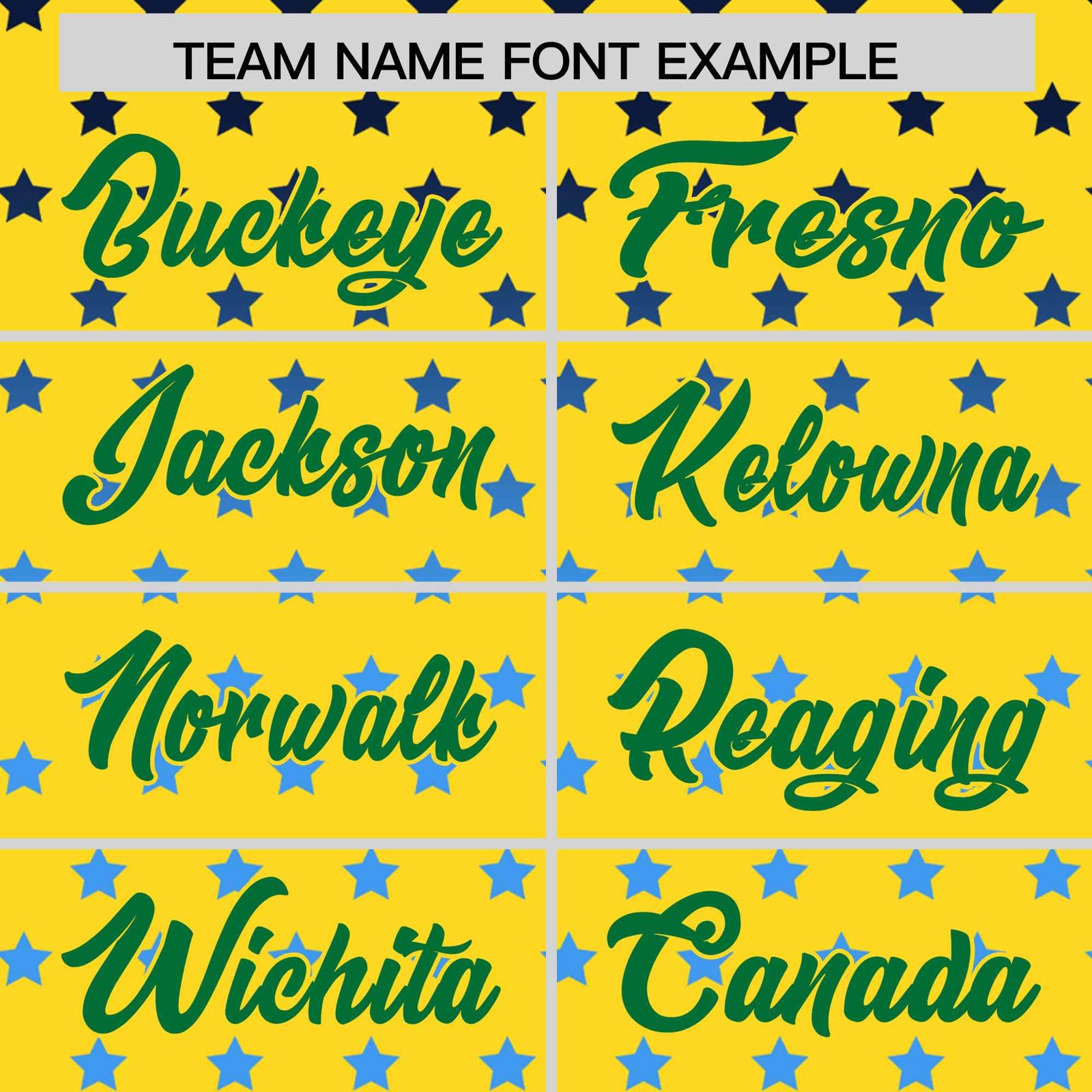 Custom Gold Kelly Green-White Raglan Sleeve Personalized Star Print Authentic Baseball Jersey