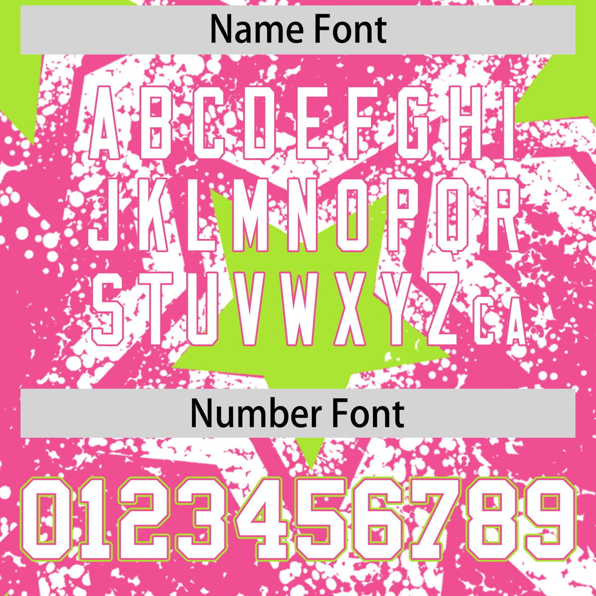Custom Pink White Neon Green Star Graffiti Team Baseball Jerseys With Custom Names, Numbers &amp; Logos Lightweight Baseball Jersey| KXKSHOP