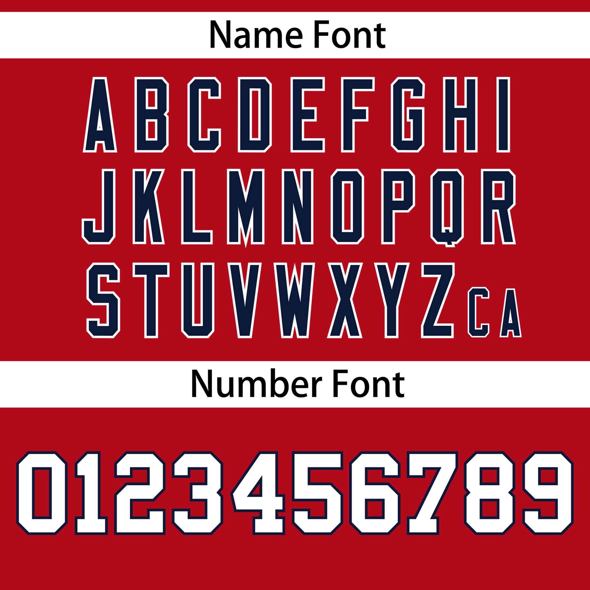 Custom Red Navy Gradient Side Personalized Star Pattern Authentic Baseball Jersey