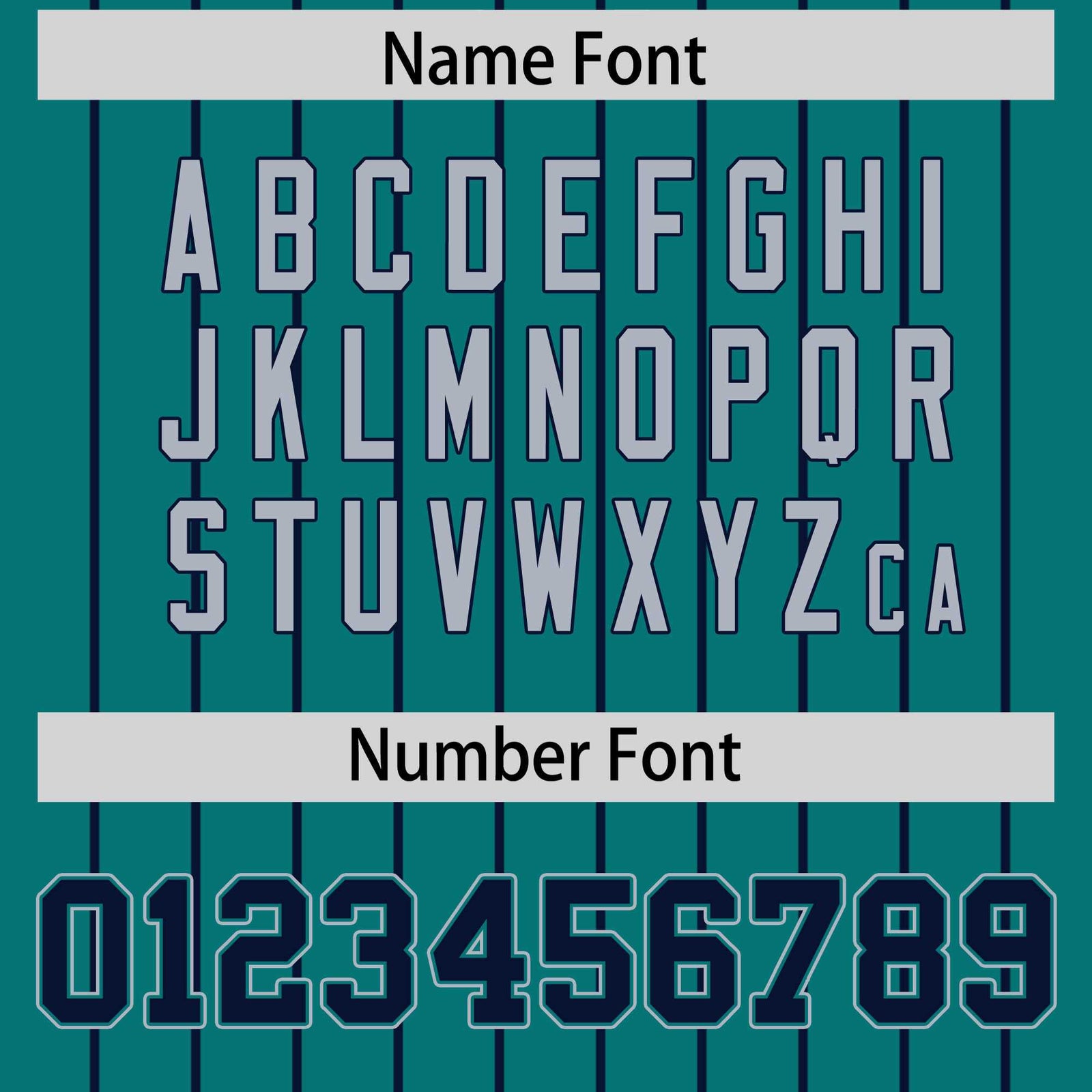 Custom Aqua Navy Stripe Fashion Sleeves Gradient Authentic Baseball Jersey