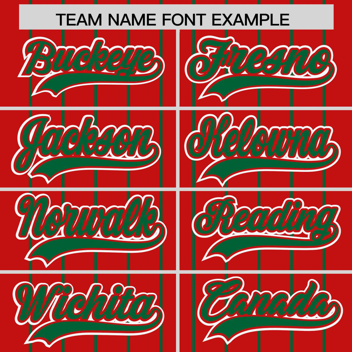 Custom Red Kelly Green Stripe Fashion Sleeves Gradient Authentic Baseball Jersey