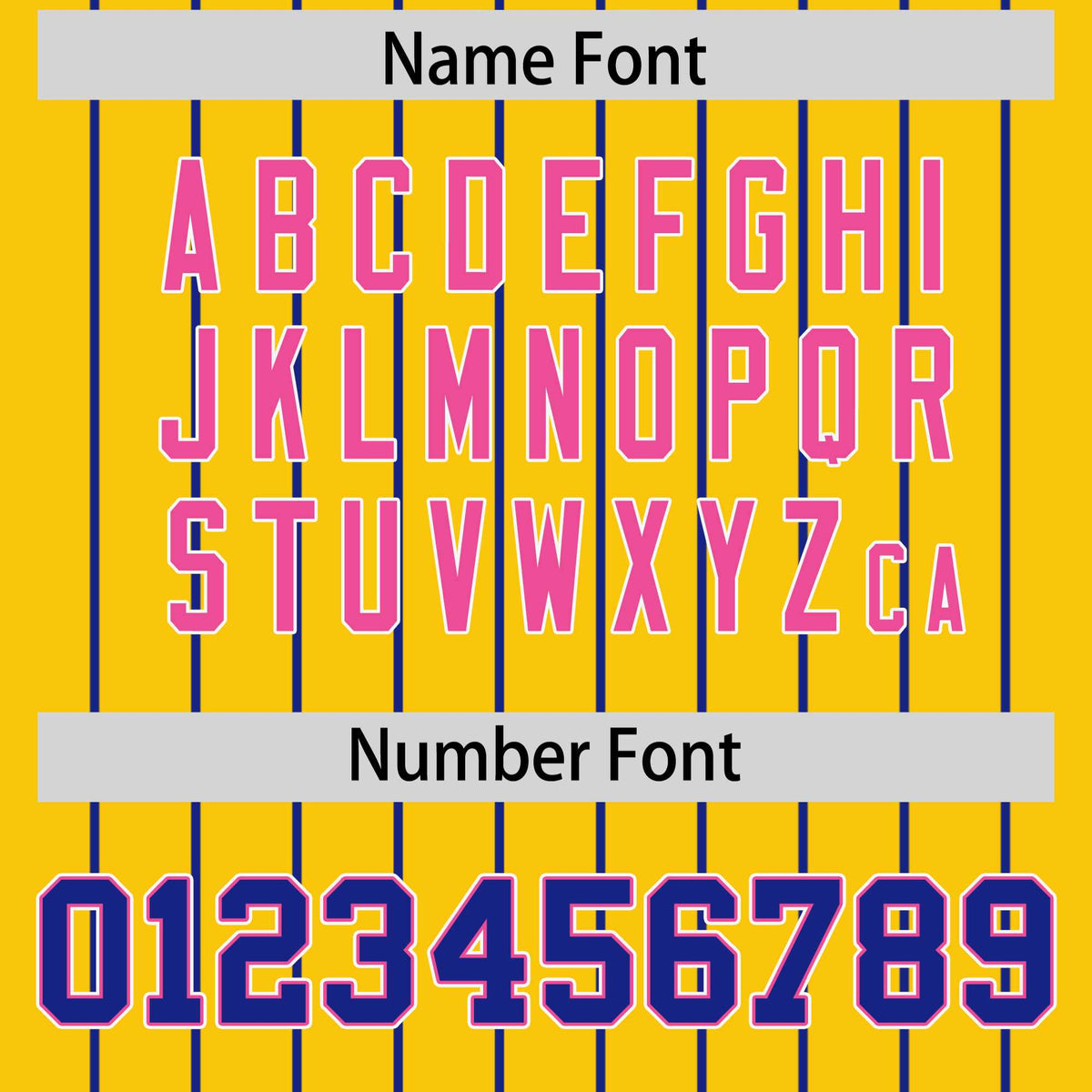 Custom Gold Royal Stripe Fashion Sleeves Gradient Authentic Baseball Jersey