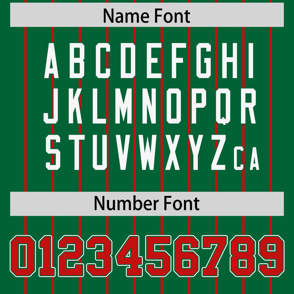 Custom Kelly Green Red Stripe Fashion Sleeves Gradient Authentic Baseball Jersey