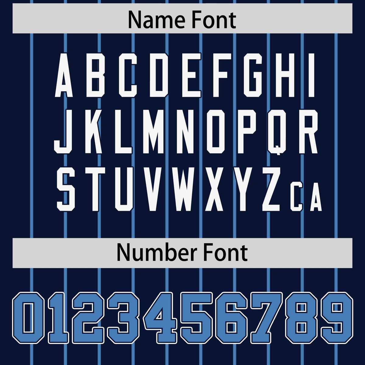 Custom Navy Light Blue Stripe Fashion Sleeves Gradient Authentic Baseball Jersey