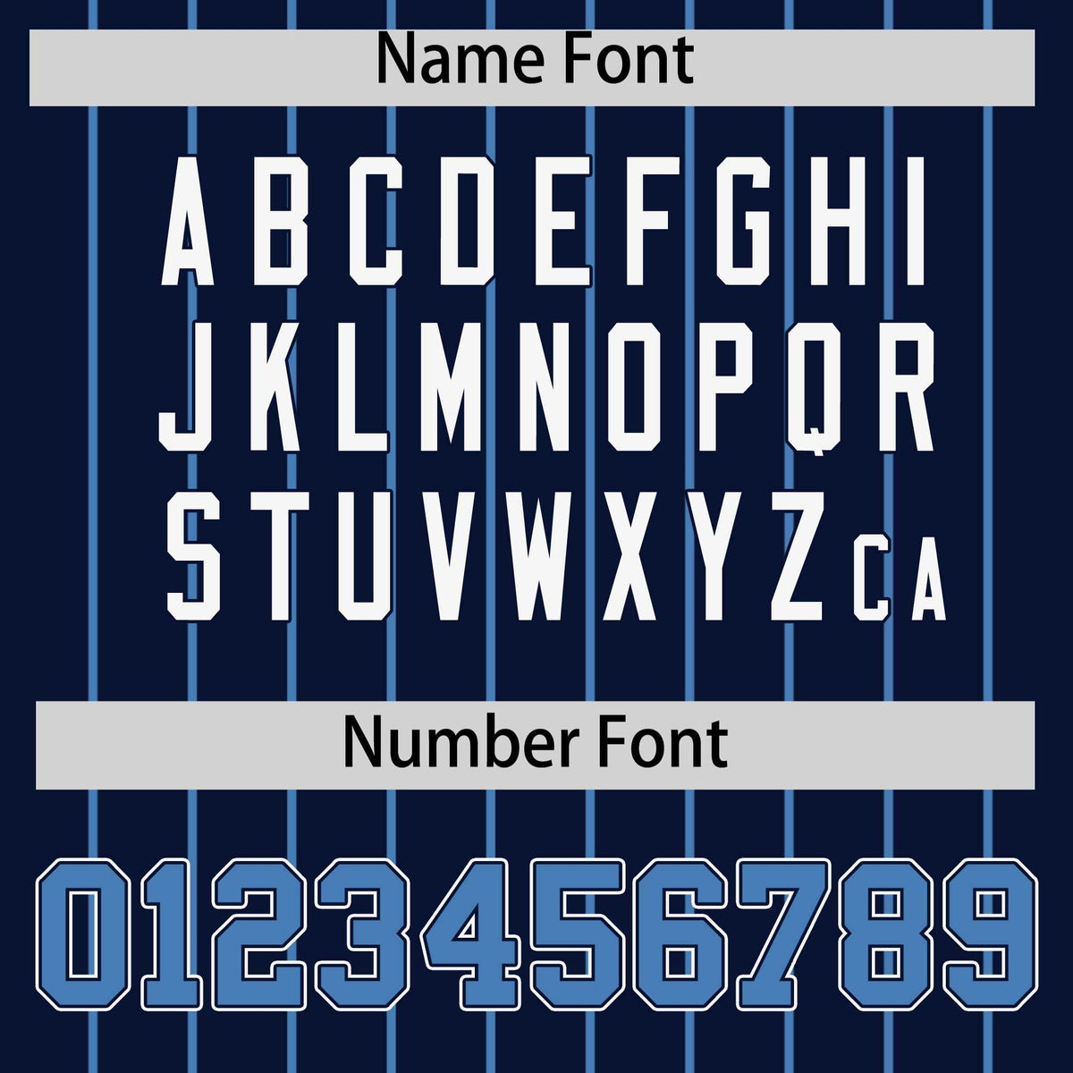 Custom Navy Light Blue Stripe Fashion Sleeves Gradient Authentic Baseball Jersey