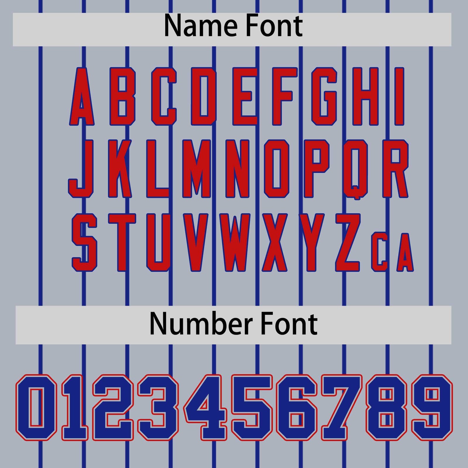 Custom Navy Royal Stripe Fashion Sleeves Gradient Authentic Baseball Jersey