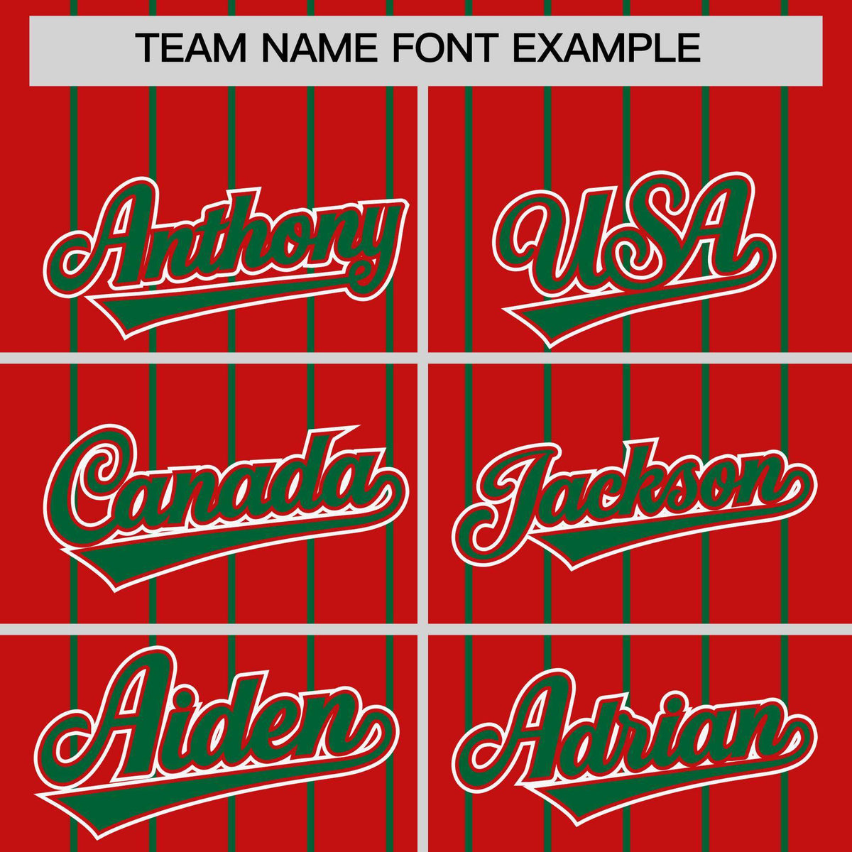 Custom Red Kelly Green Stripe Fashion Sleeves Gradient Authentic Baseball Jersey