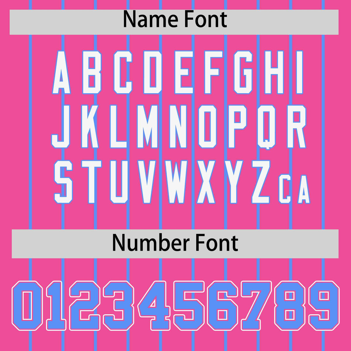 Custom Pink Powder Blue Stripe Fashion Sleeves Gradient Authentic Baseball Jersey