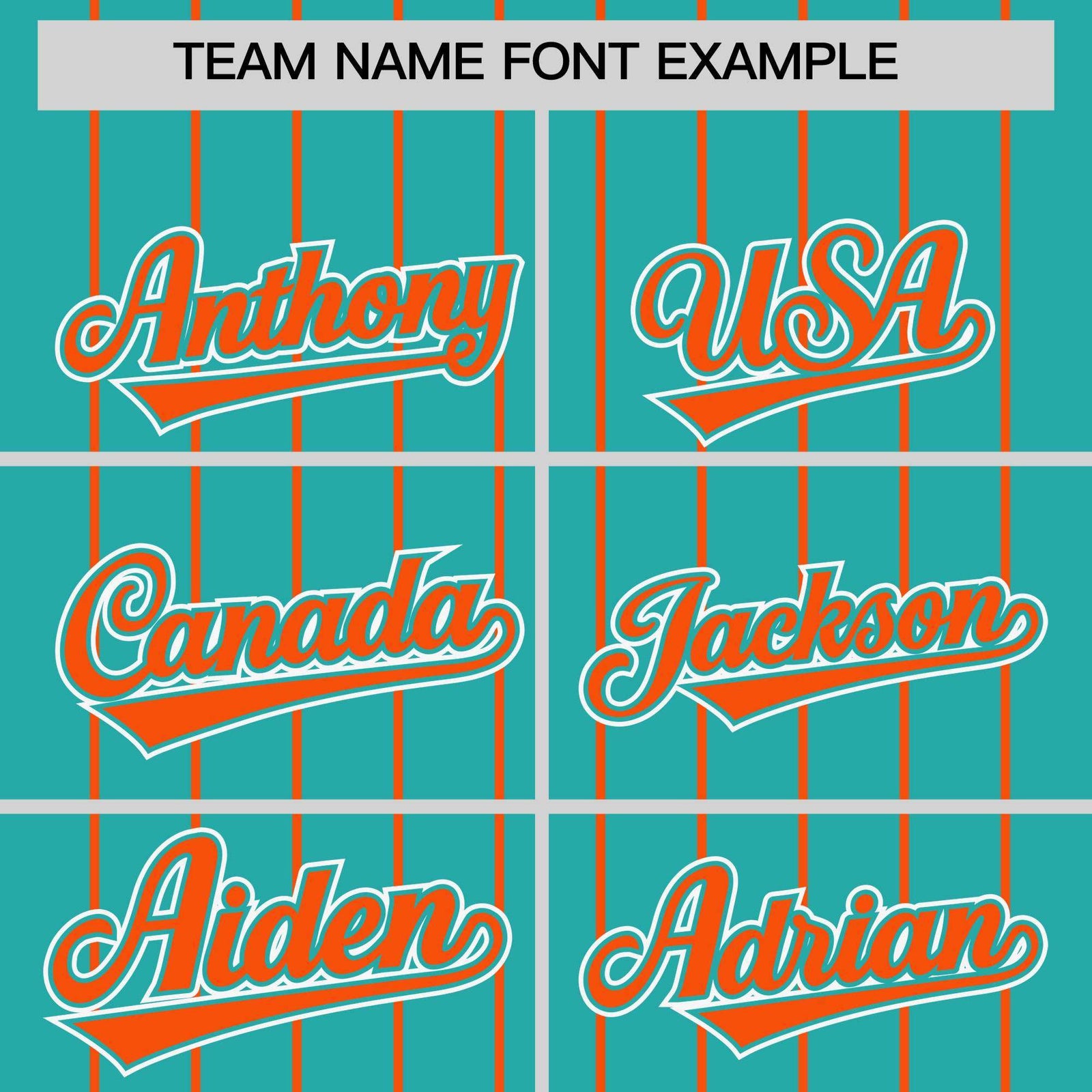 Custom Aqua Orange Stripe Fashion Sleeves Gradient Authentic Baseball Jersey