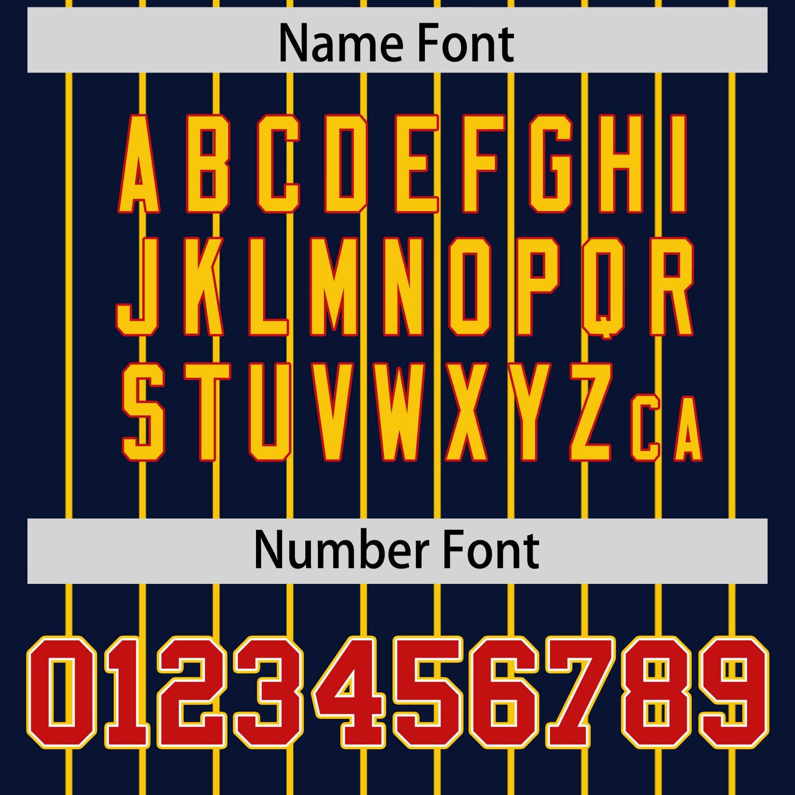 Custom Navy Gold Stripe Fashion Sleeves Gradient Authentic Baseball Jersey