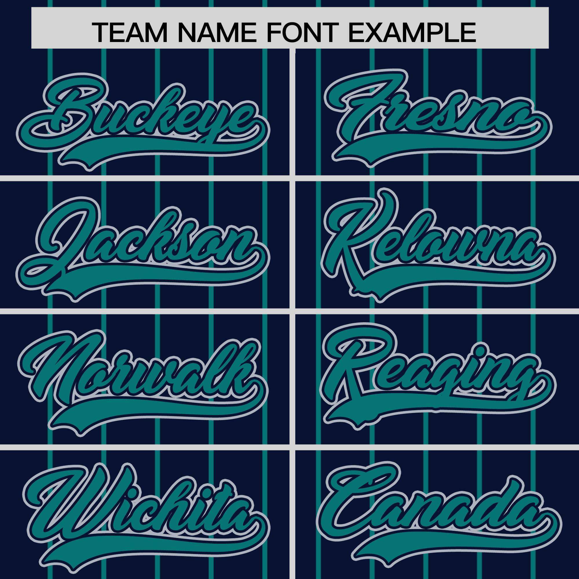 Custom Navy Aqua Stripe Fashion Sleeves Gradient Authentic Baseball Jersey