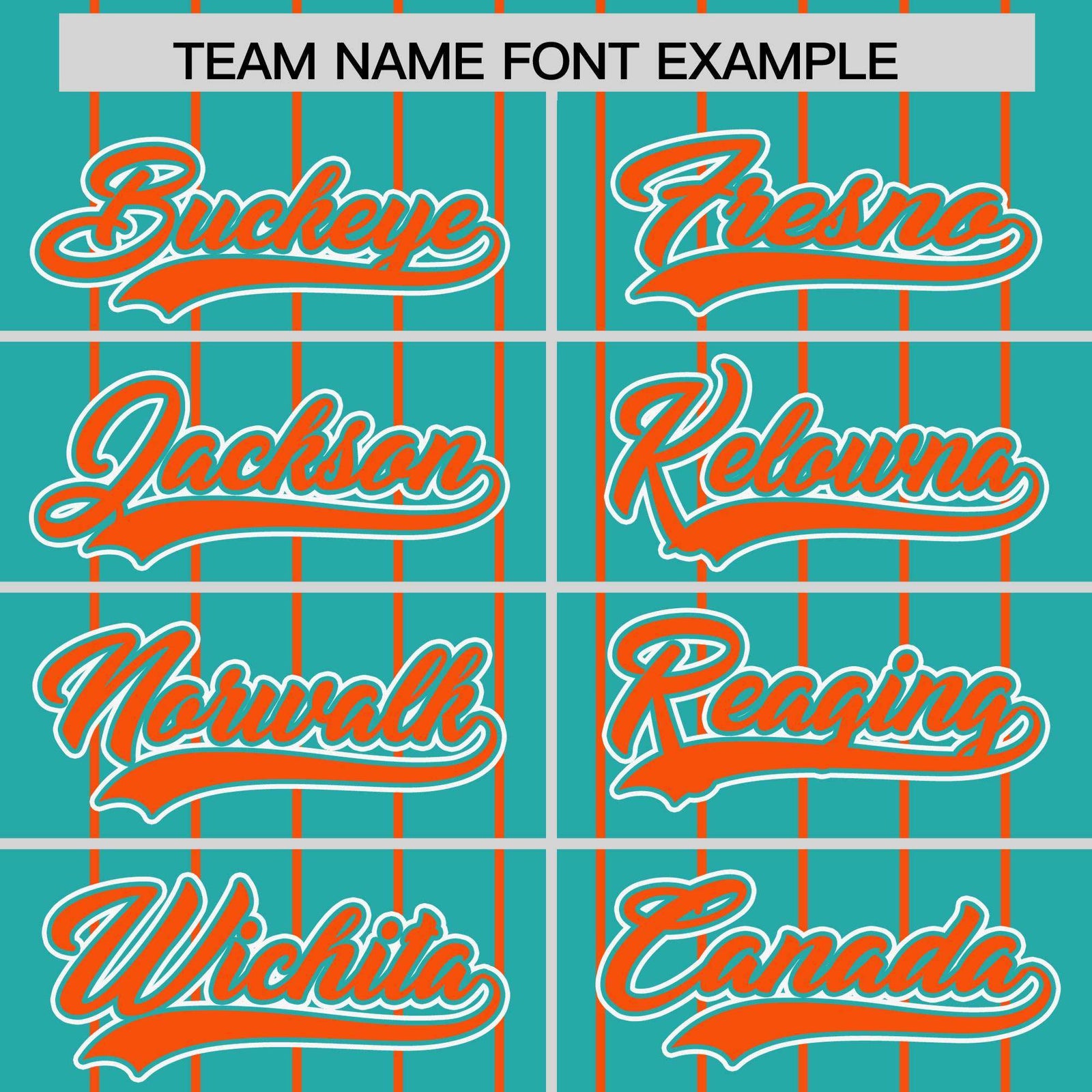 Custom Aqua Orange Stripe Fashion Sleeves Gradient Authentic Baseball Jersey