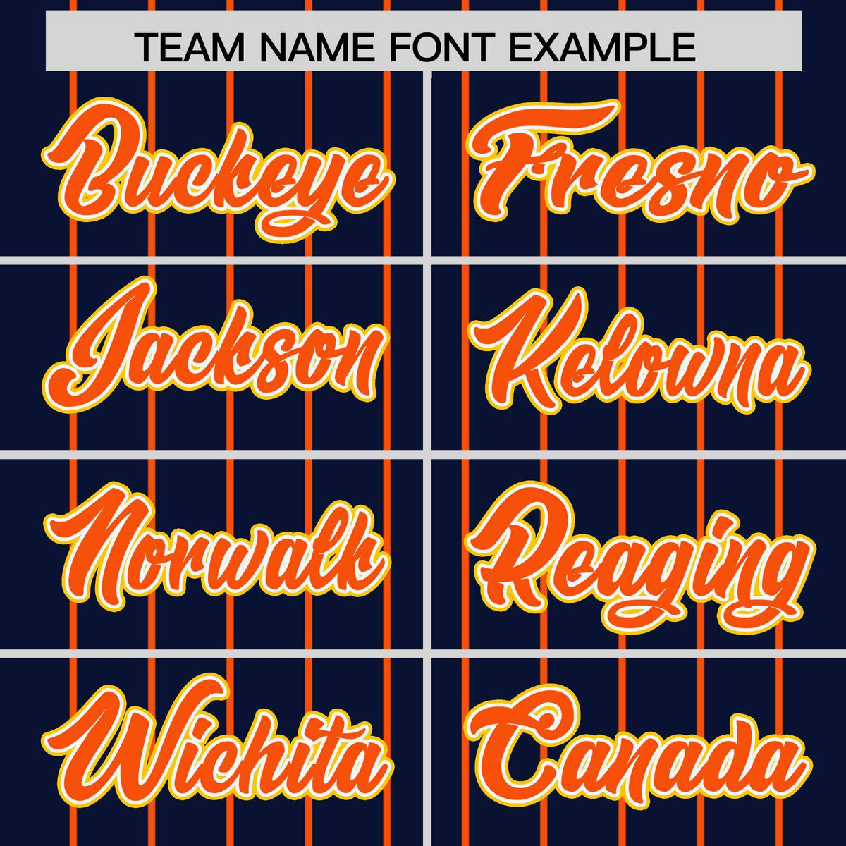 Custom Navy Orange Stripe Fashion Sleeves Gradient Authentic Baseball Jersey