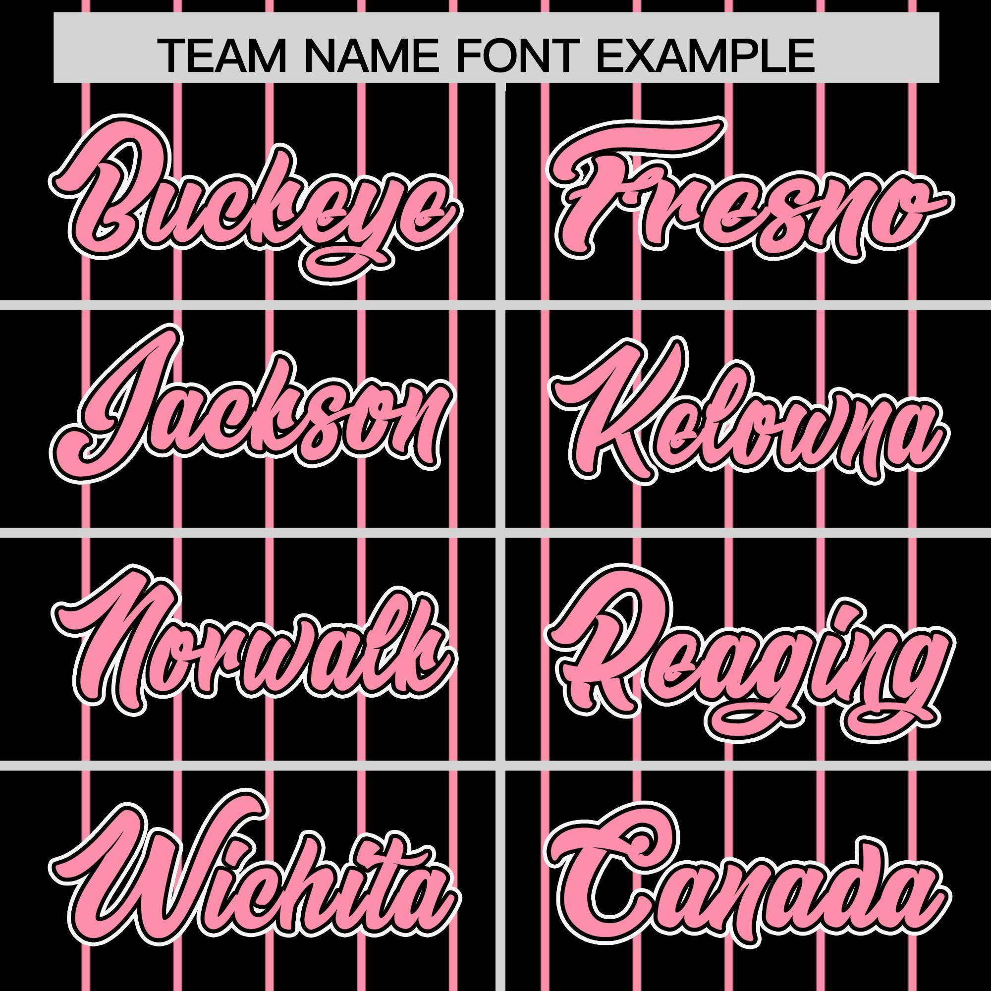 Custom Black Light Pink Stripe Fashion Sleeves Gradient Authentic Baseball Jersey