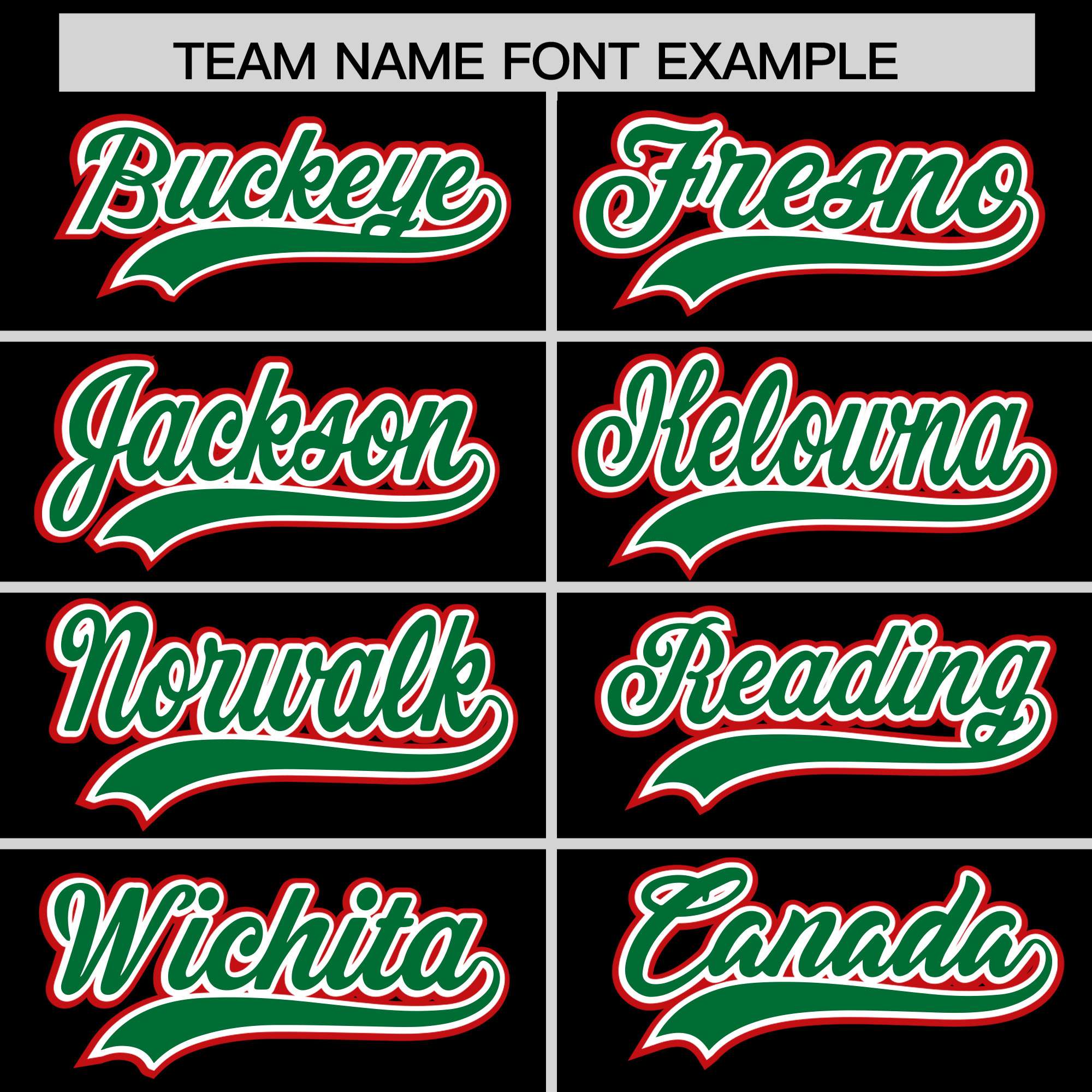 Custom Black Kelly Green and Red Raglan Sleeves Authentic Baseball Jersey