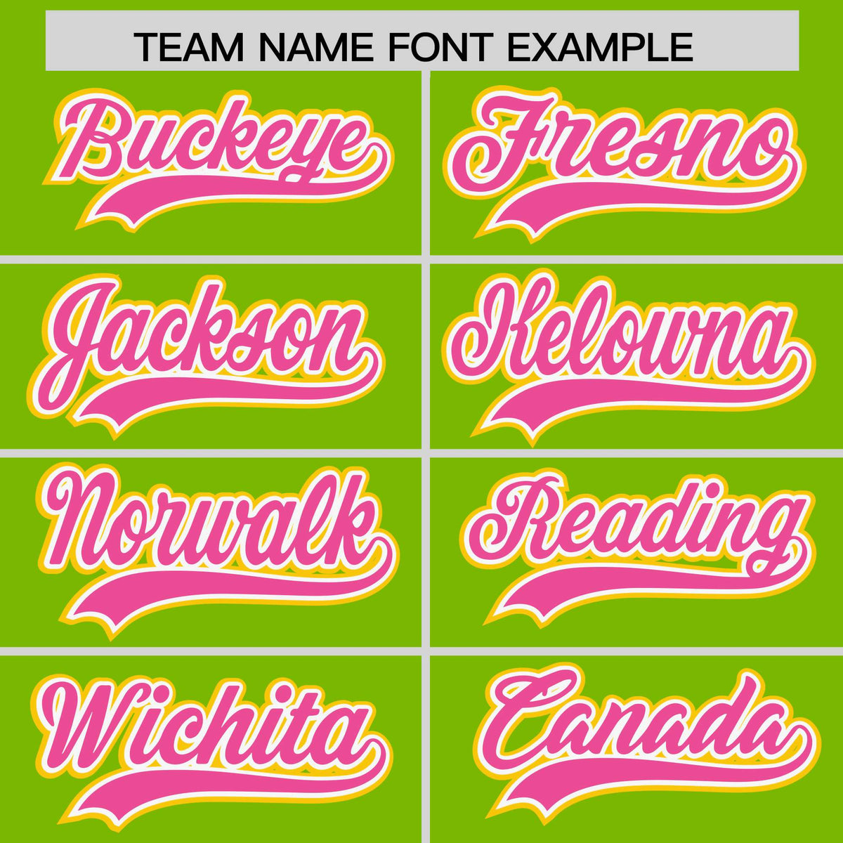 Custom Neon Green Gold and Pink Raglan Sleeves Authentic Baseball Jersey