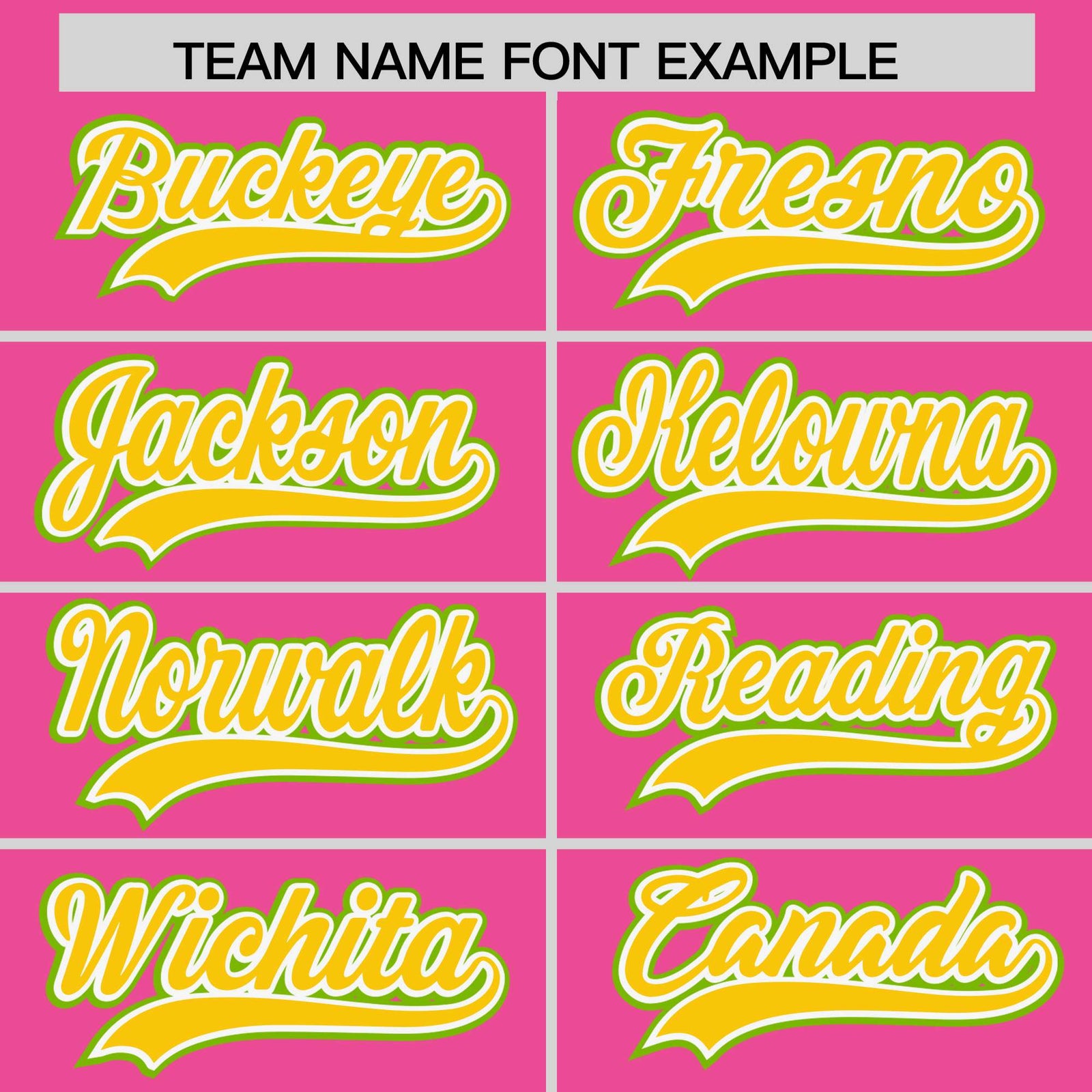 Custom Pink Gold and Neon Green Raglan Sleeves Authentic Baseball Jersey