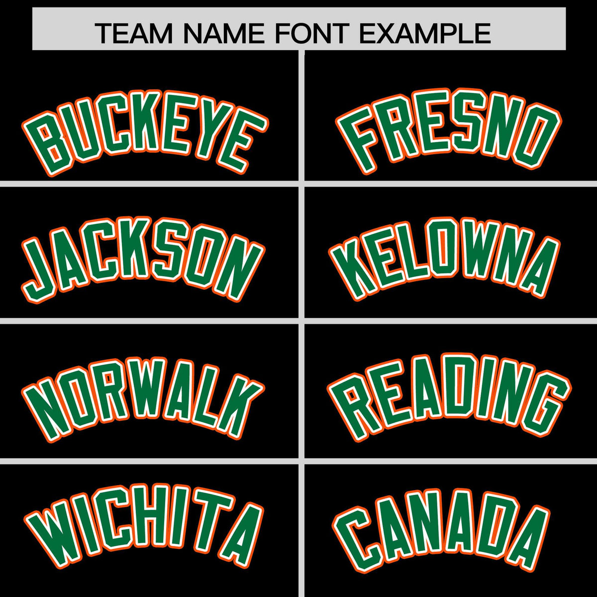 Custom Black Kelly Green and Orange Raglan Sleeves Authentic Baseball Jersey