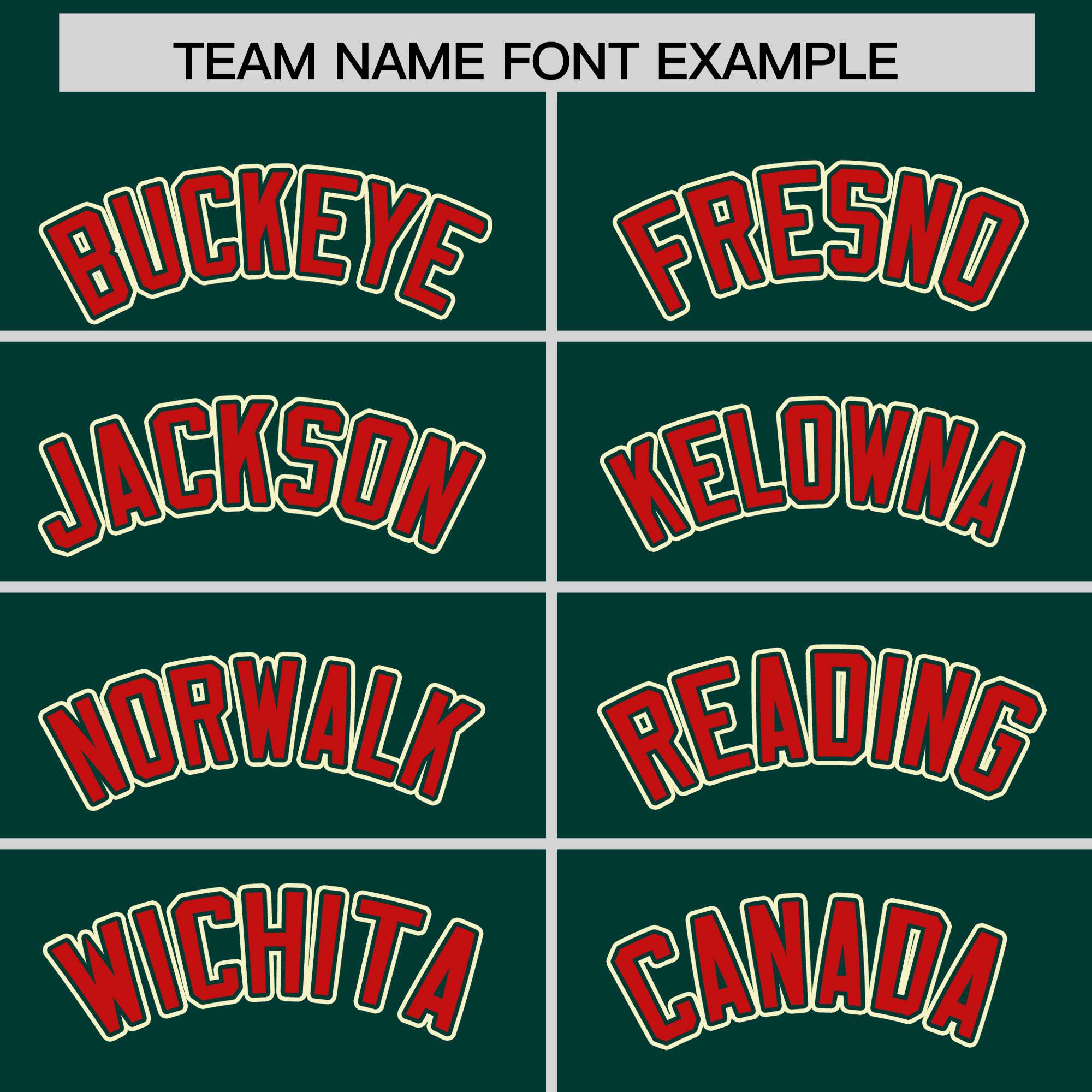 Custom Midnight Green Red and Cream Raglan Sleeves Authentic Baseball Jersey