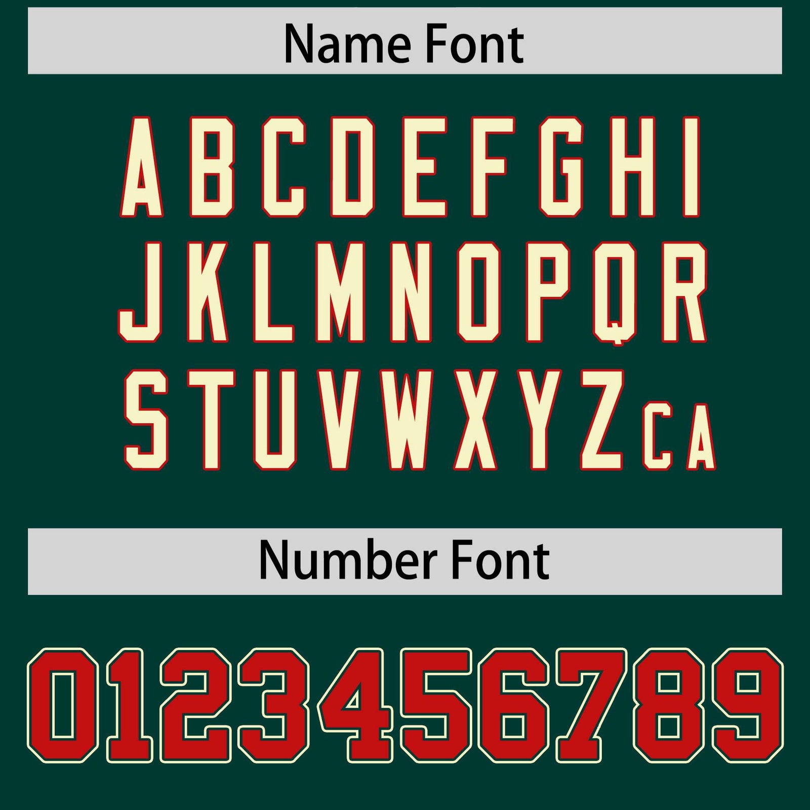 Custom Midnight Green Red and Cream Raglan Sleeves Authentic Baseball Jersey