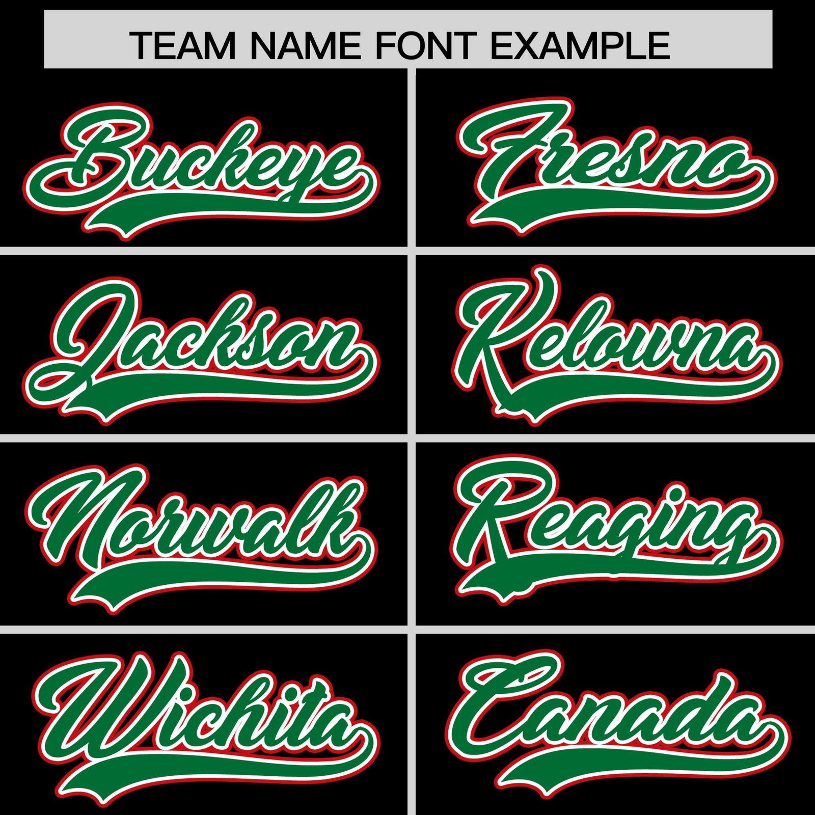 Custom Black Kelly Green and Red Raglan Sleeves Authentic Baseball Jersey