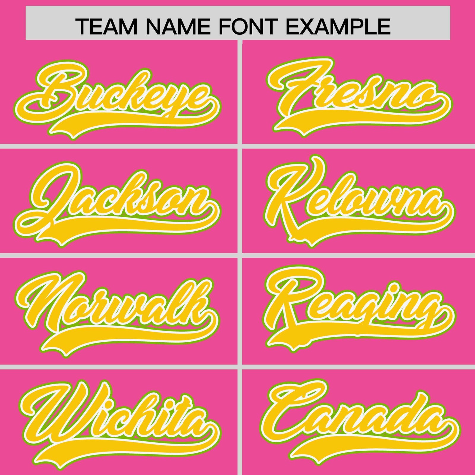 Custom Pink Gold and Neon Green Raglan Sleeves Authentic Baseball Jersey