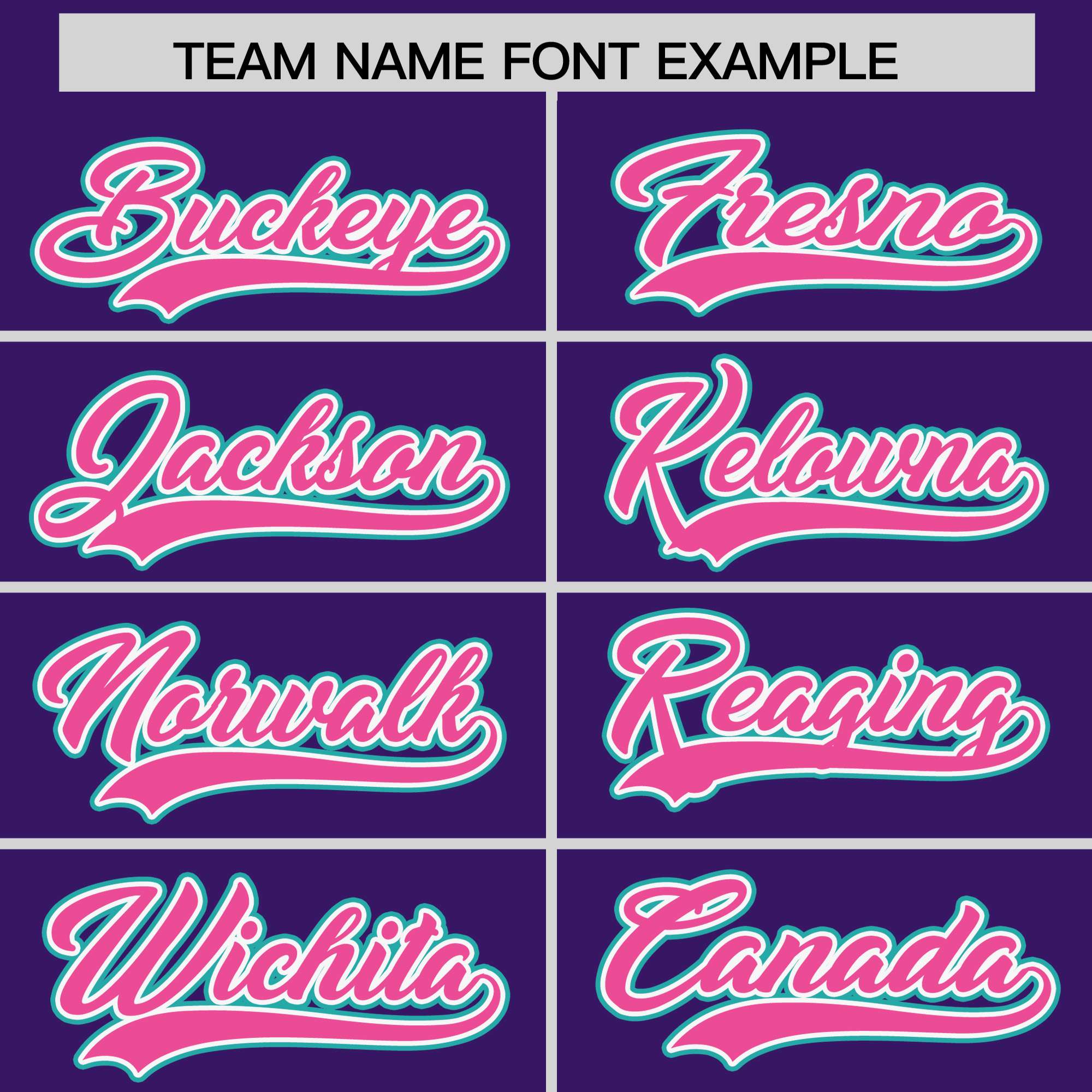 Custom Purple Aqua and Pink Raglan Sleeves Authentic Baseball Jersey