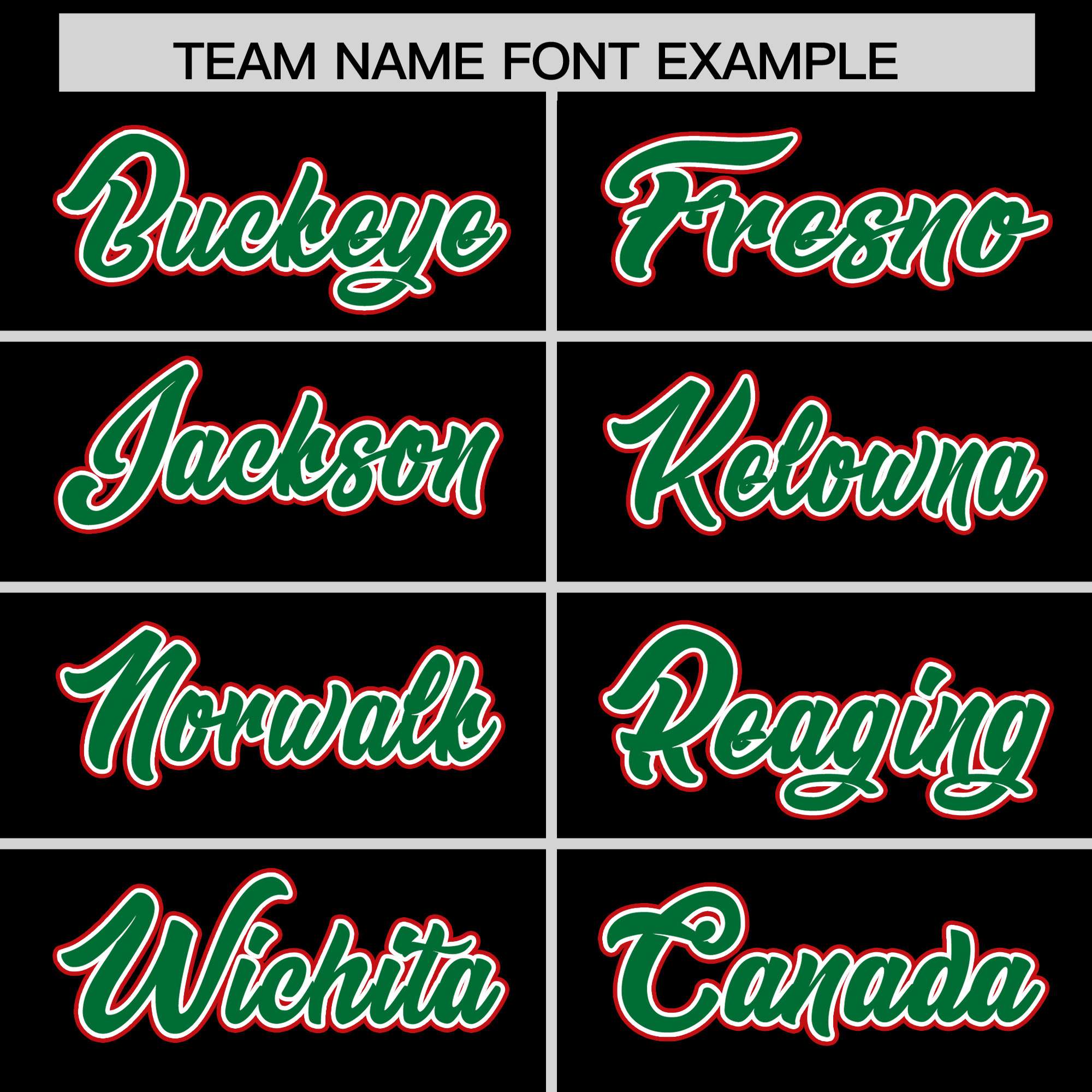 Custom Black Kelly Green and Red Raglan Sleeves Authentic Baseball Jersey