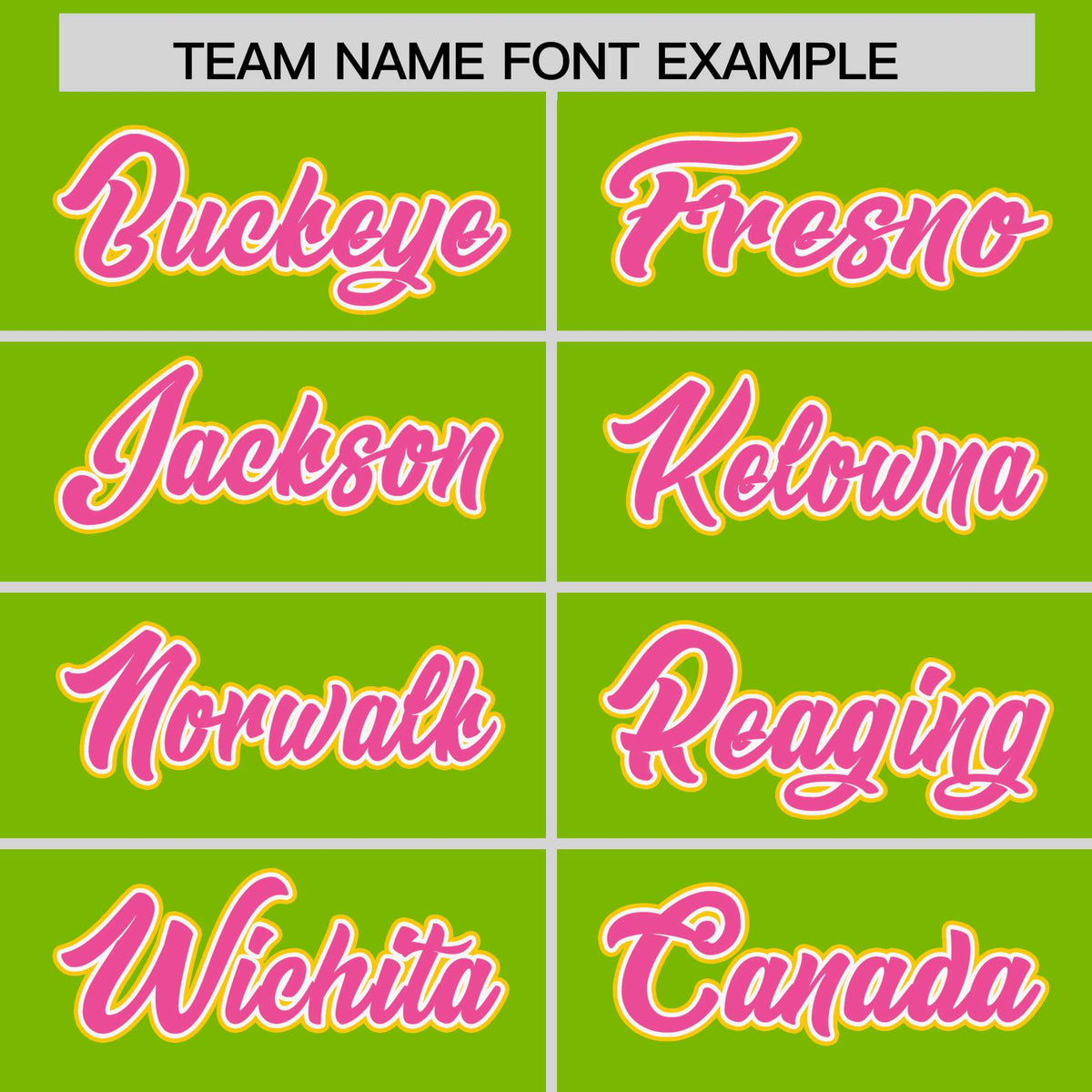 Custom Neon Green Gold and Pink Raglan Sleeves Authentic Baseball Jersey