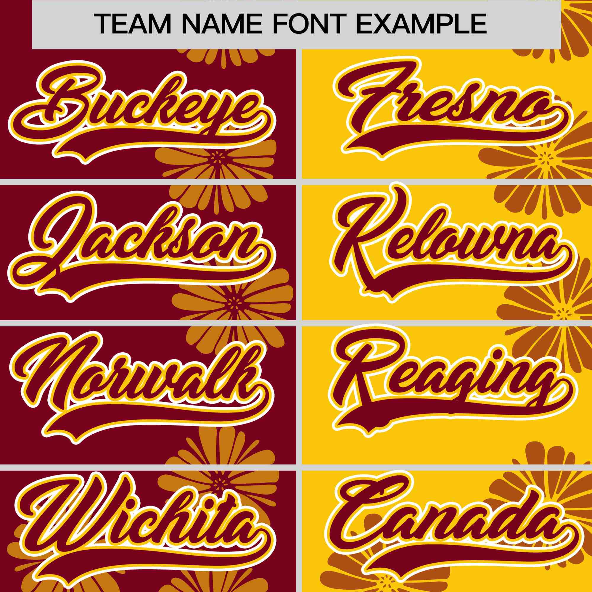 Custom Crimson Gold Split Fashion Flower Graffiti Pattern Authentic Baseball Jersey