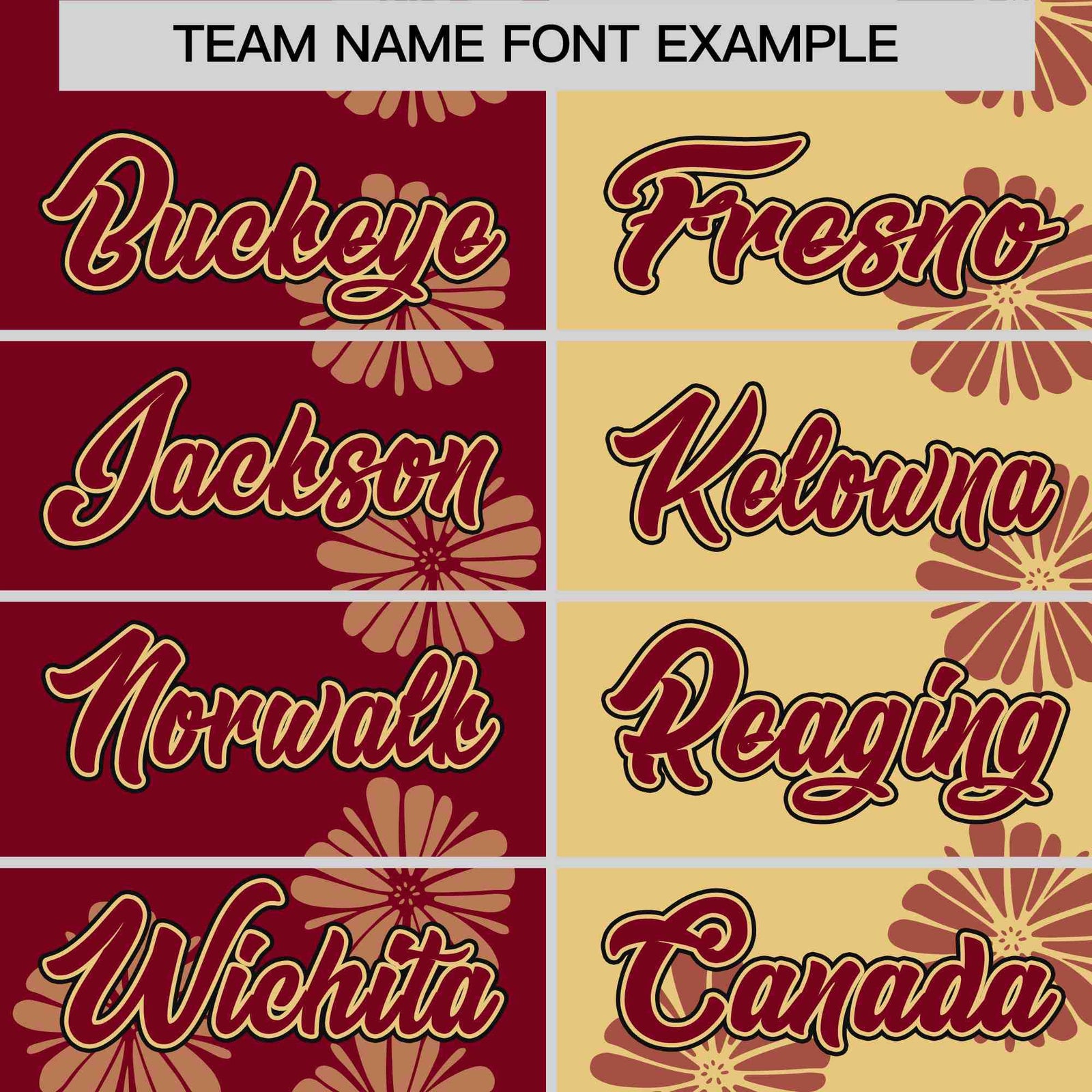 Custom Crimson Khaki Split Fashion Flower Graffiti Pattern Authentic Baseball Jersey