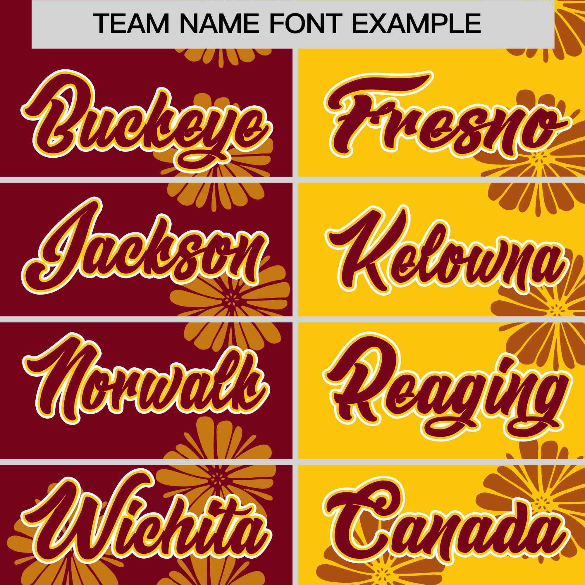 Custom Crimson Gold Split Fashion Flower Graffiti Pattern Authentic Baseball Jersey