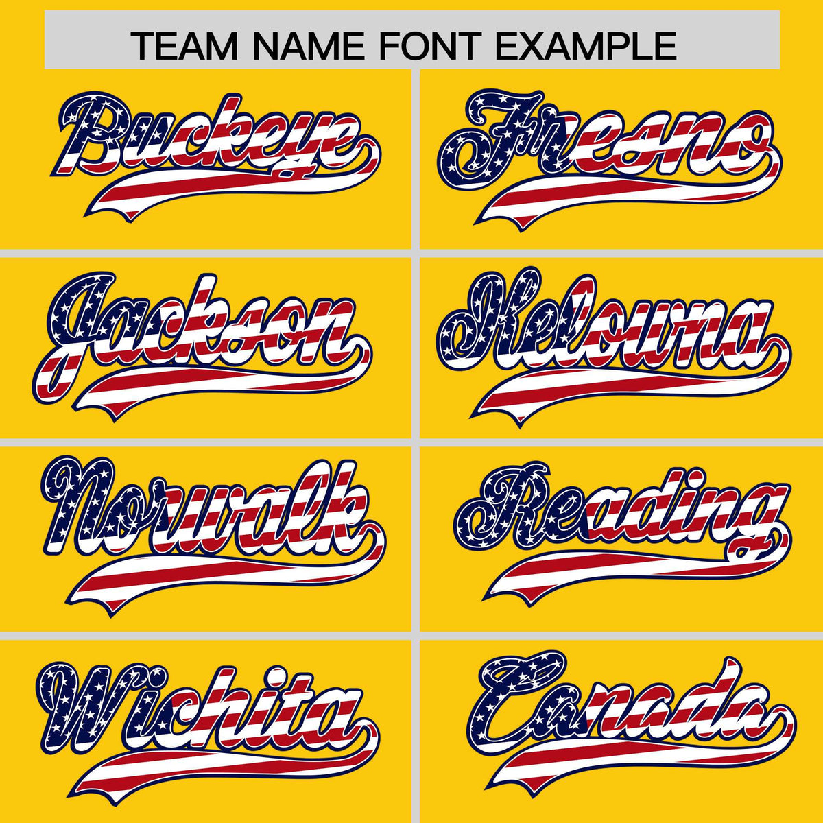Custom Gold American Flag Design Personalized Baseball Jersey