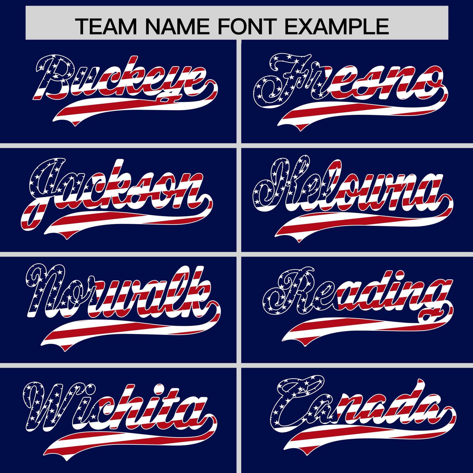 Custom Dark Blue American Flag Design Personalized Baseball Jersey