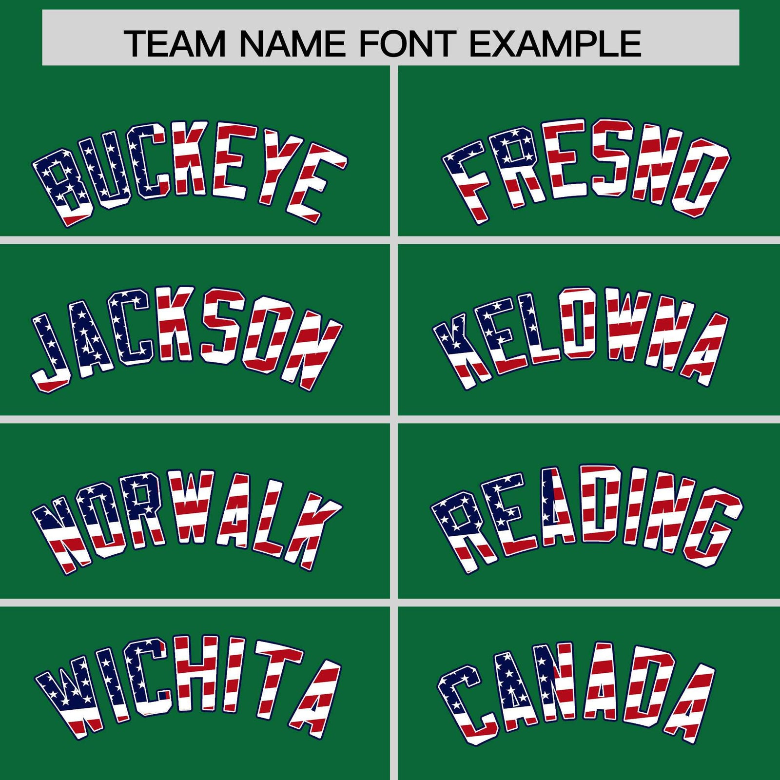 Custom Kelly Green American Flag Design Personalized Baseball Jersey