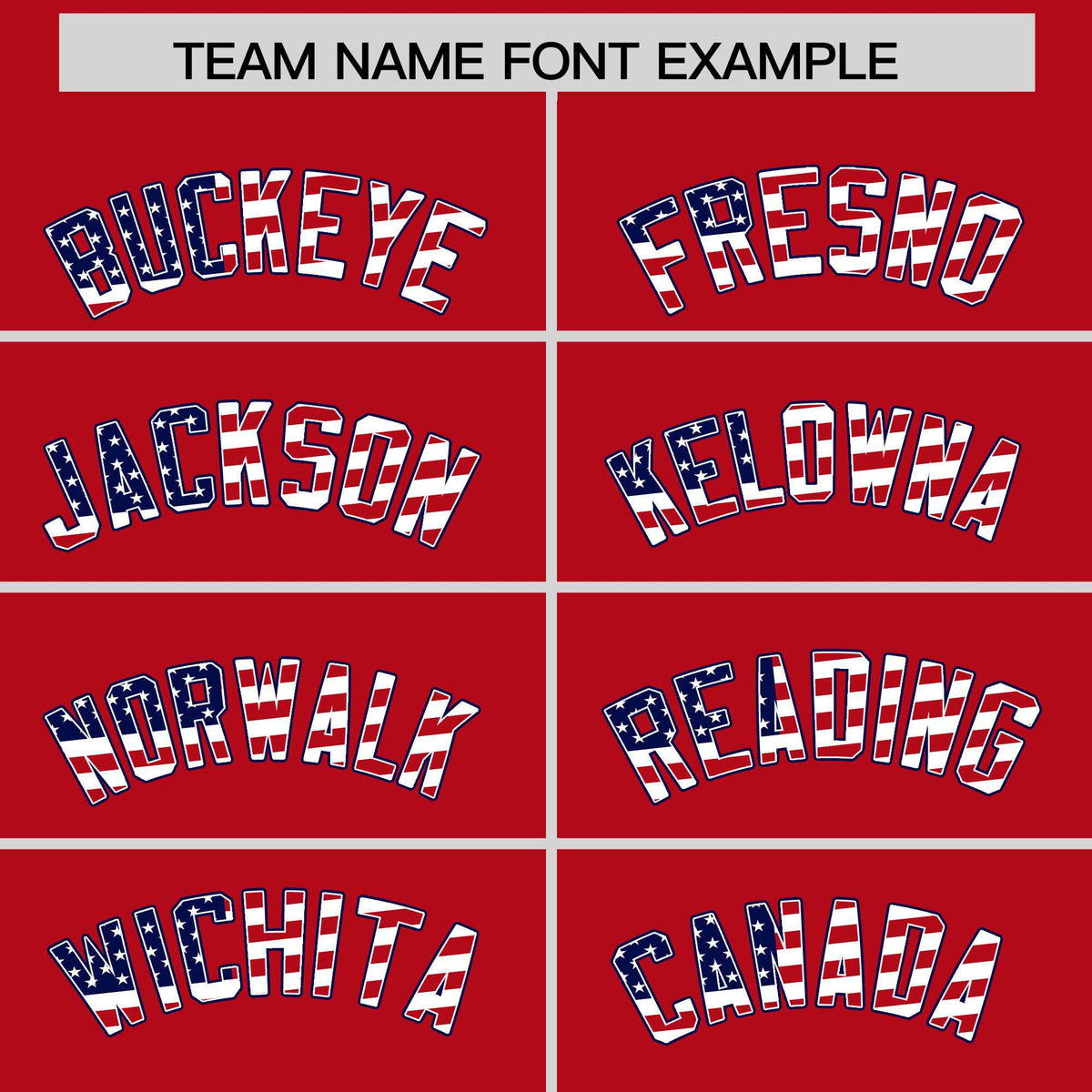 Custom Red American Flag Design Personalized Baseball Jersey