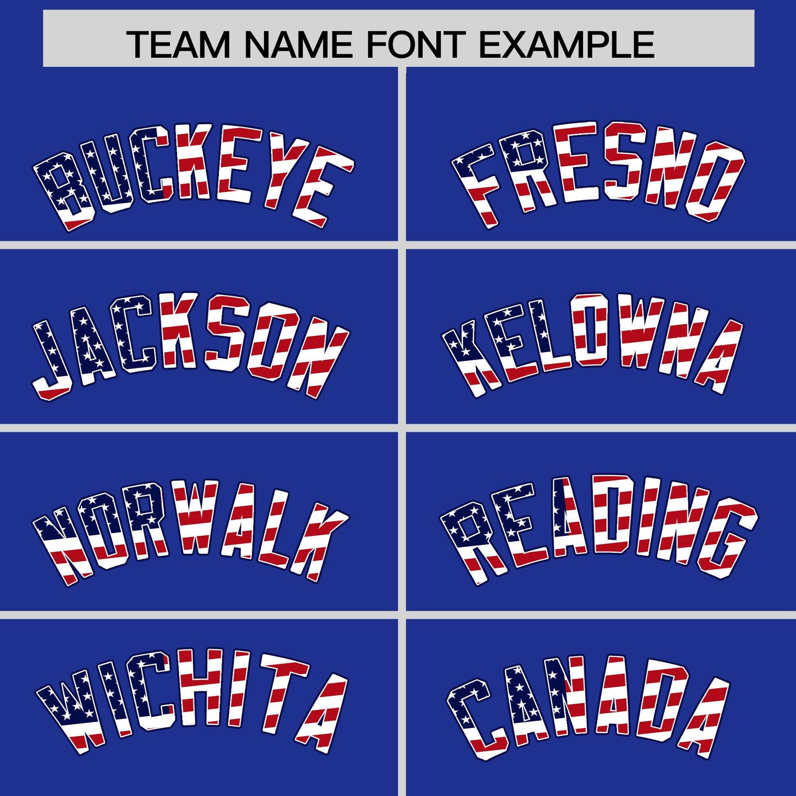 Custom Royal Blue American Flag Design Personalized Baseball Jersey