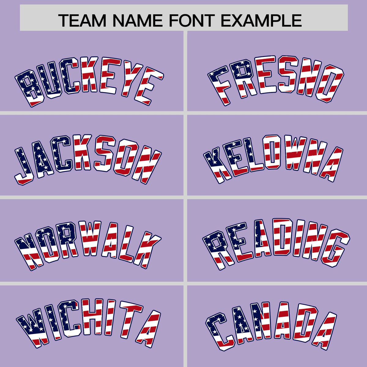 Custom Light Purple American Flag Design Personalized Baseball Jersey