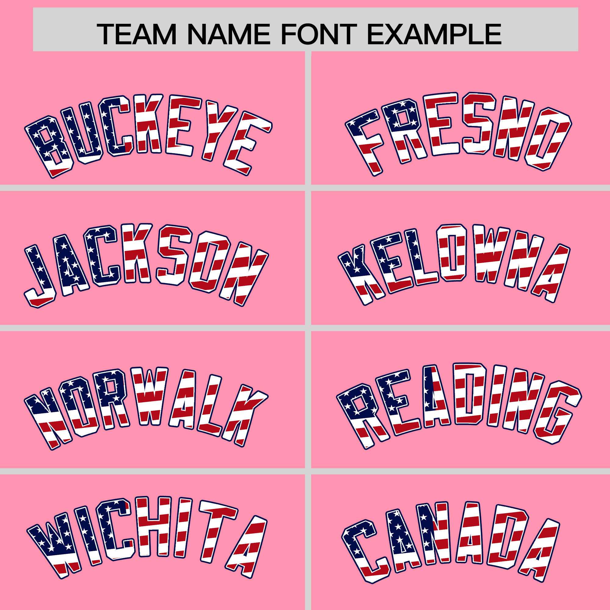 Custom Light Pink American Flag Design Personalized Baseball Jersey