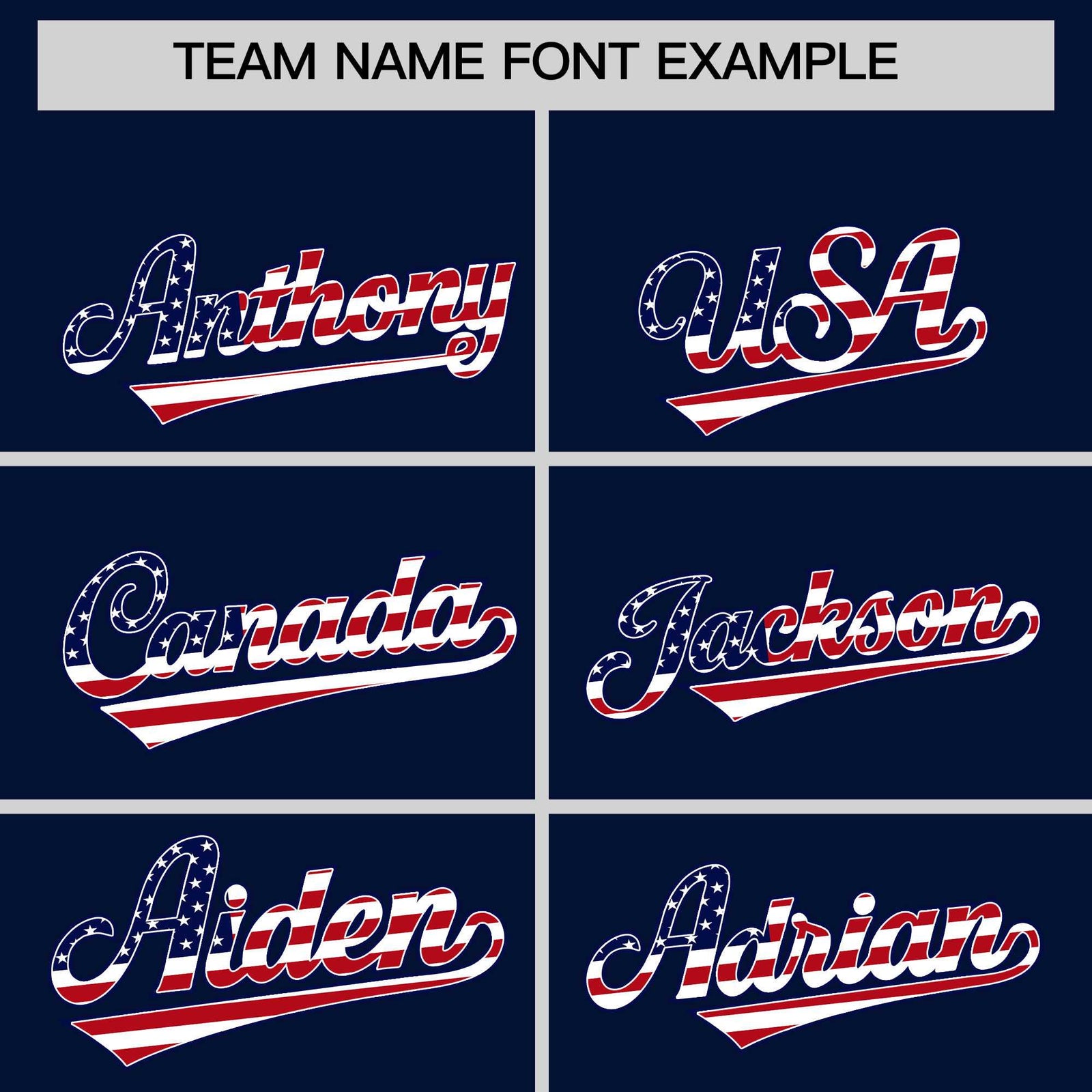 Custom Navy American Flag Design Personalized Baseball Jersey