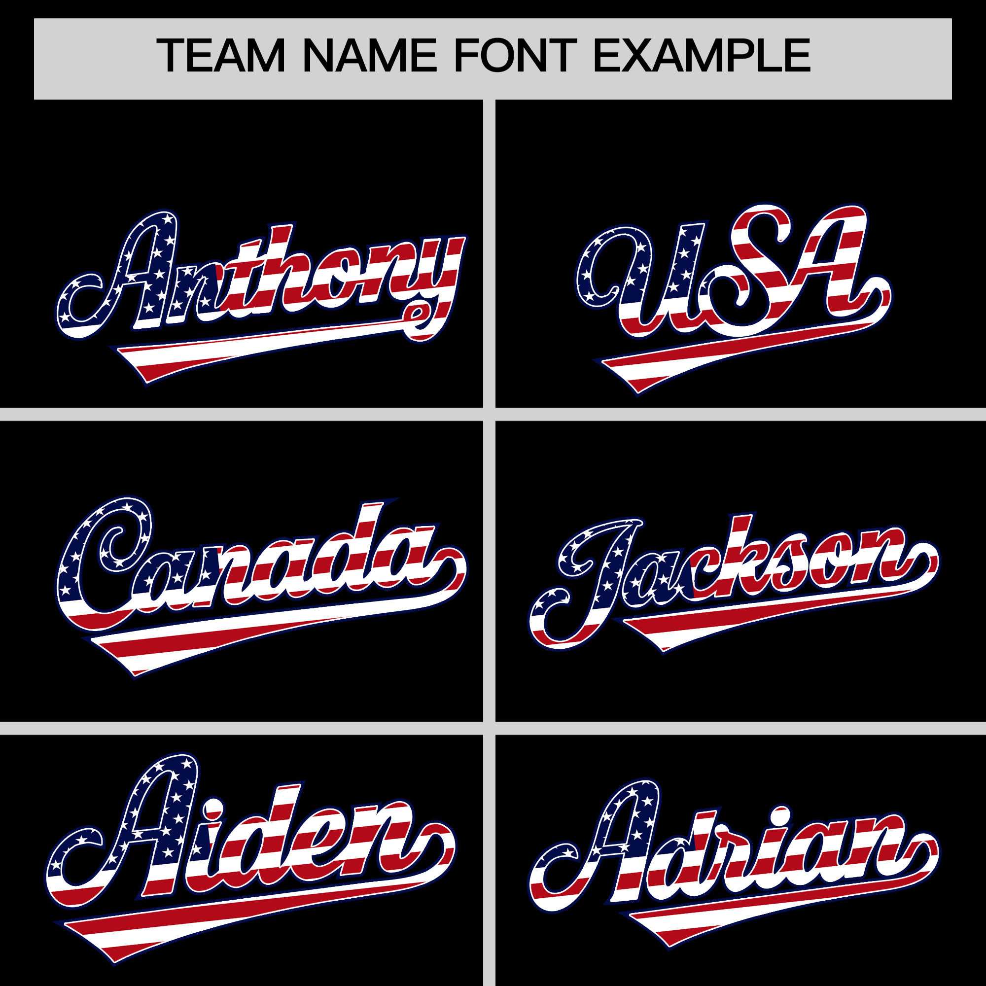 Custom Black American Flag Design Personalized Baseball Jersey