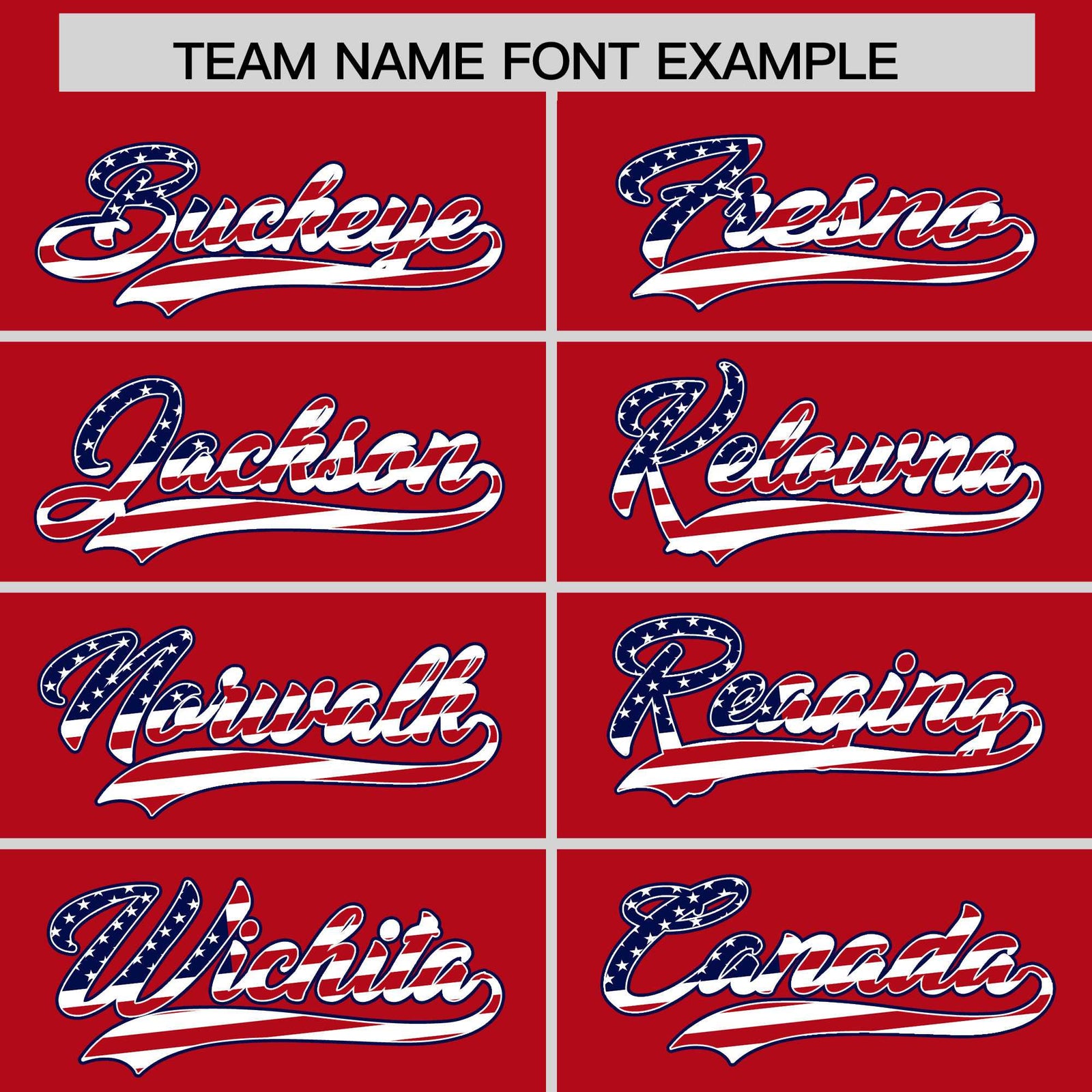 Custom Red American Flag Design Personalized Baseball Jersey