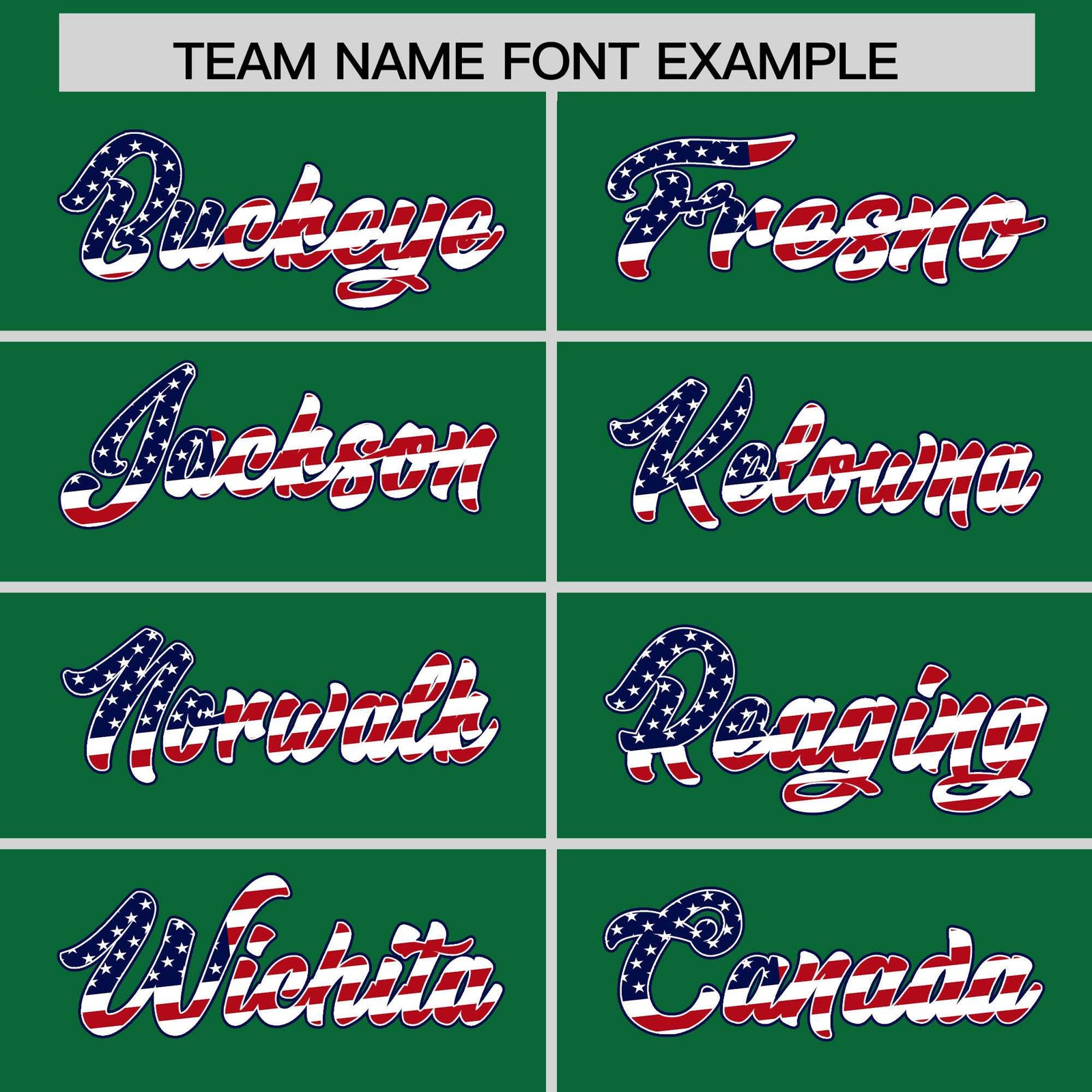 Custom Kelly Green American Flag Design Personalized Baseball Jersey