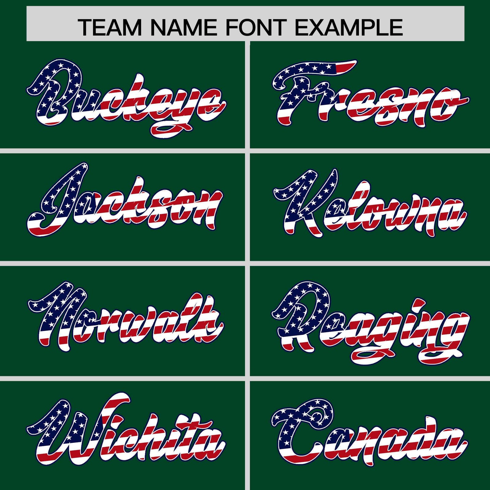 Custom Green American Flag Design Personalized Baseball Jersey