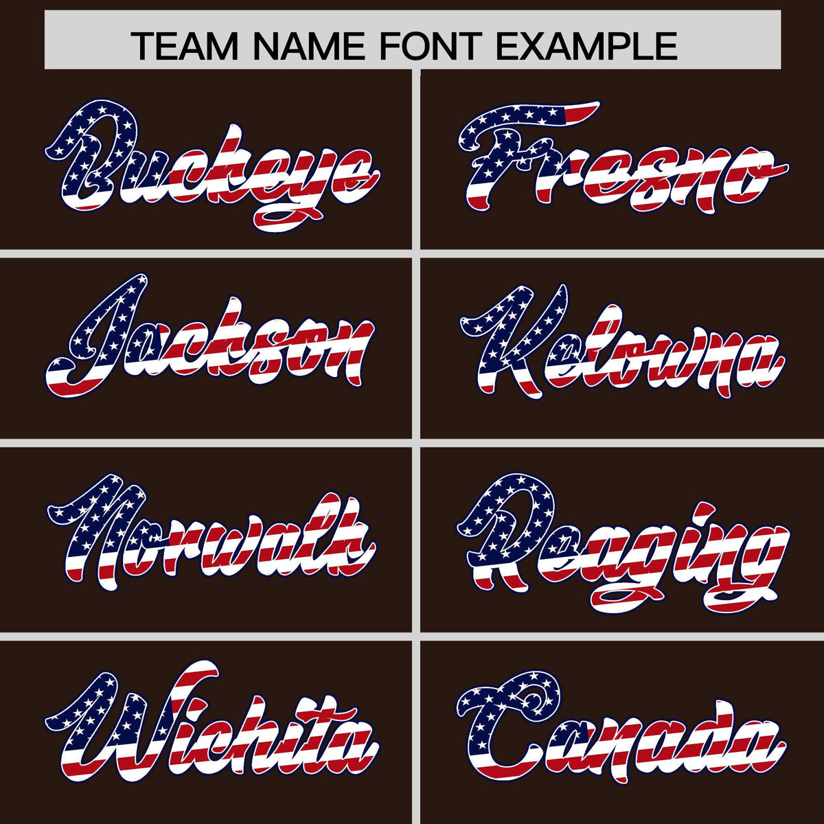 Custom Brown American Flag Design Personalized Baseball Jersey