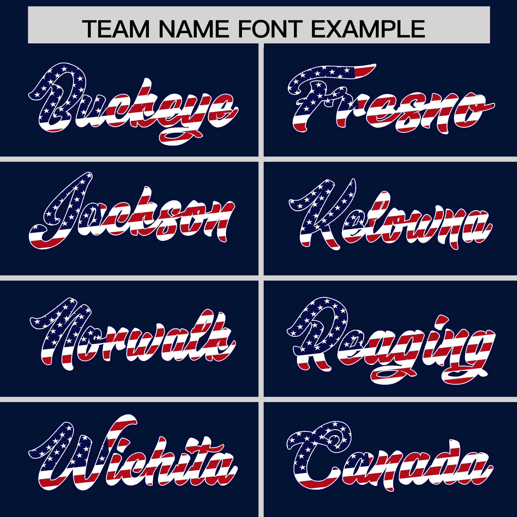 Custom Navy American Flag Design Personalized Baseball Jersey
