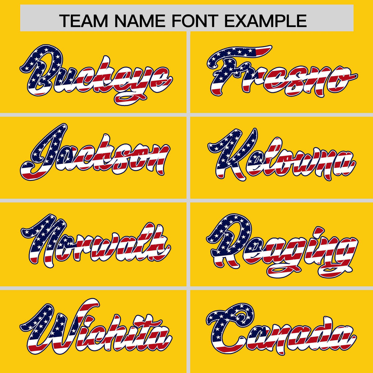 Custom Gold American Flag Design Personalized Baseball Jersey